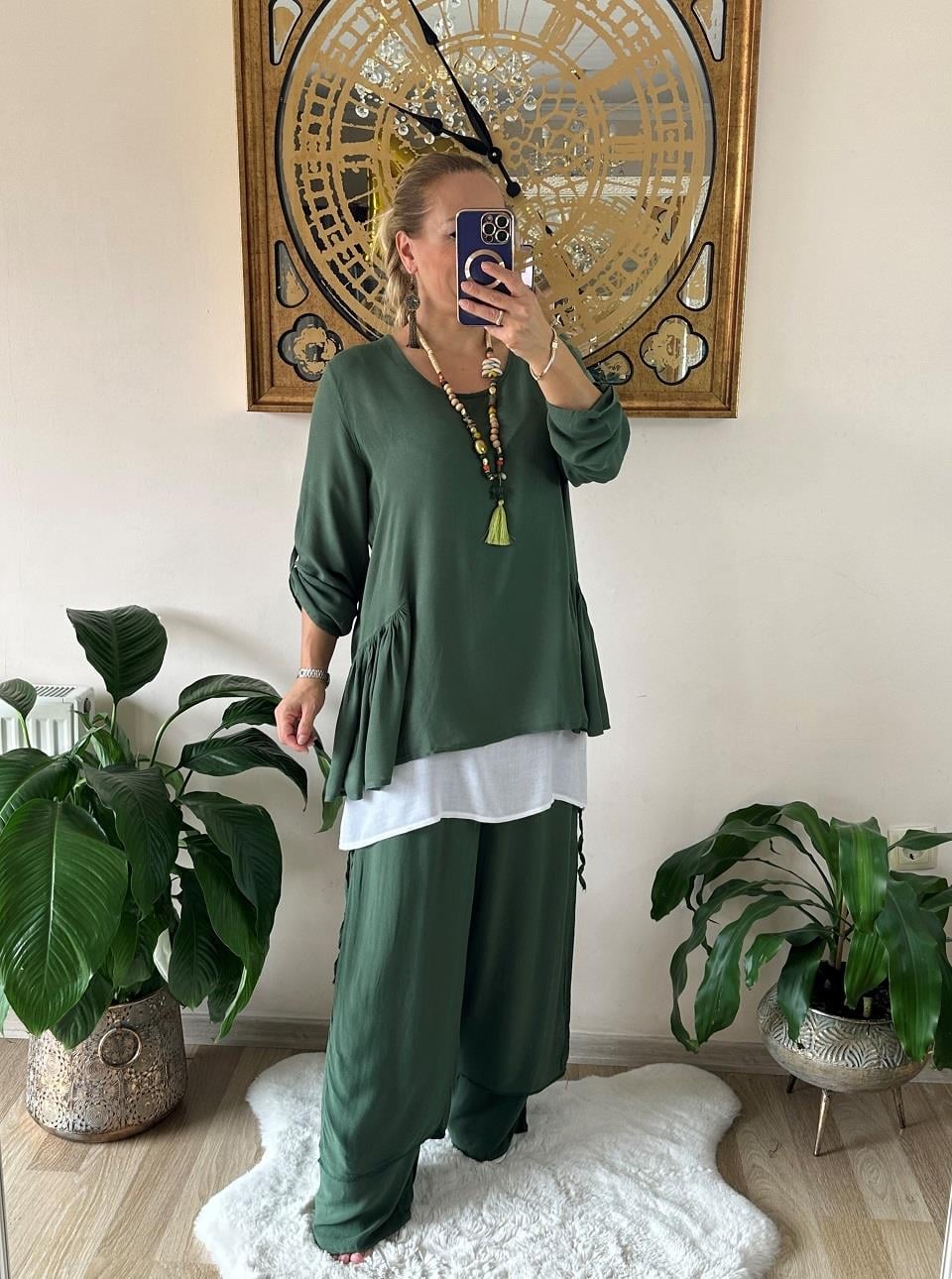 410982 Çift Kat Bluz