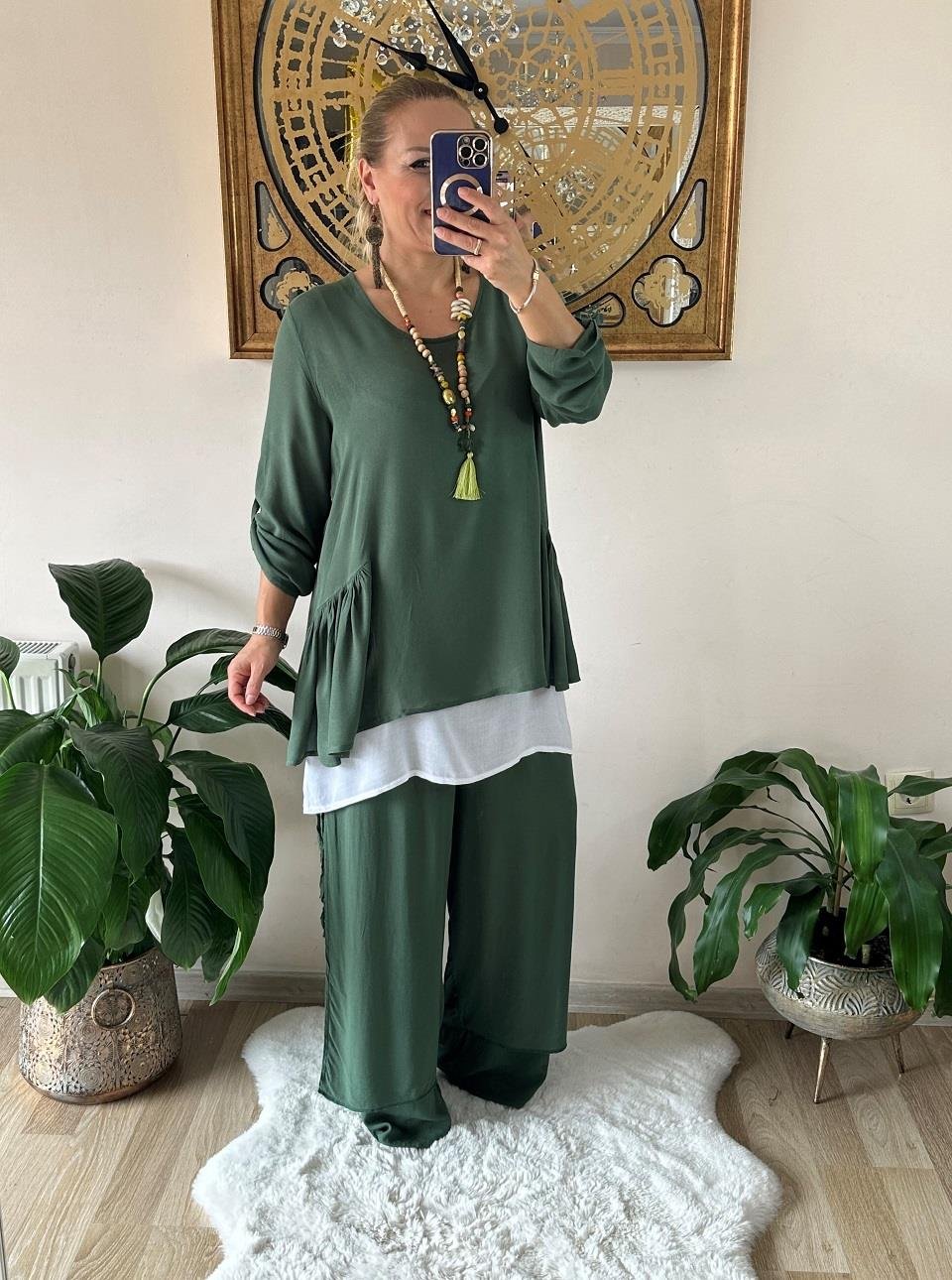 410982 Çift Kat Bluz