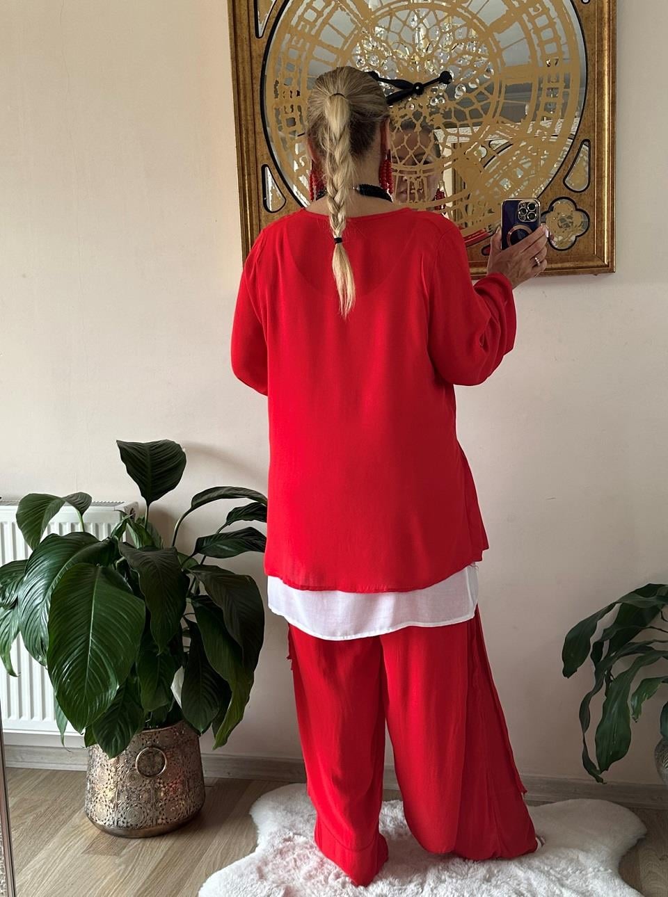 410983 Çift Kat Bluz