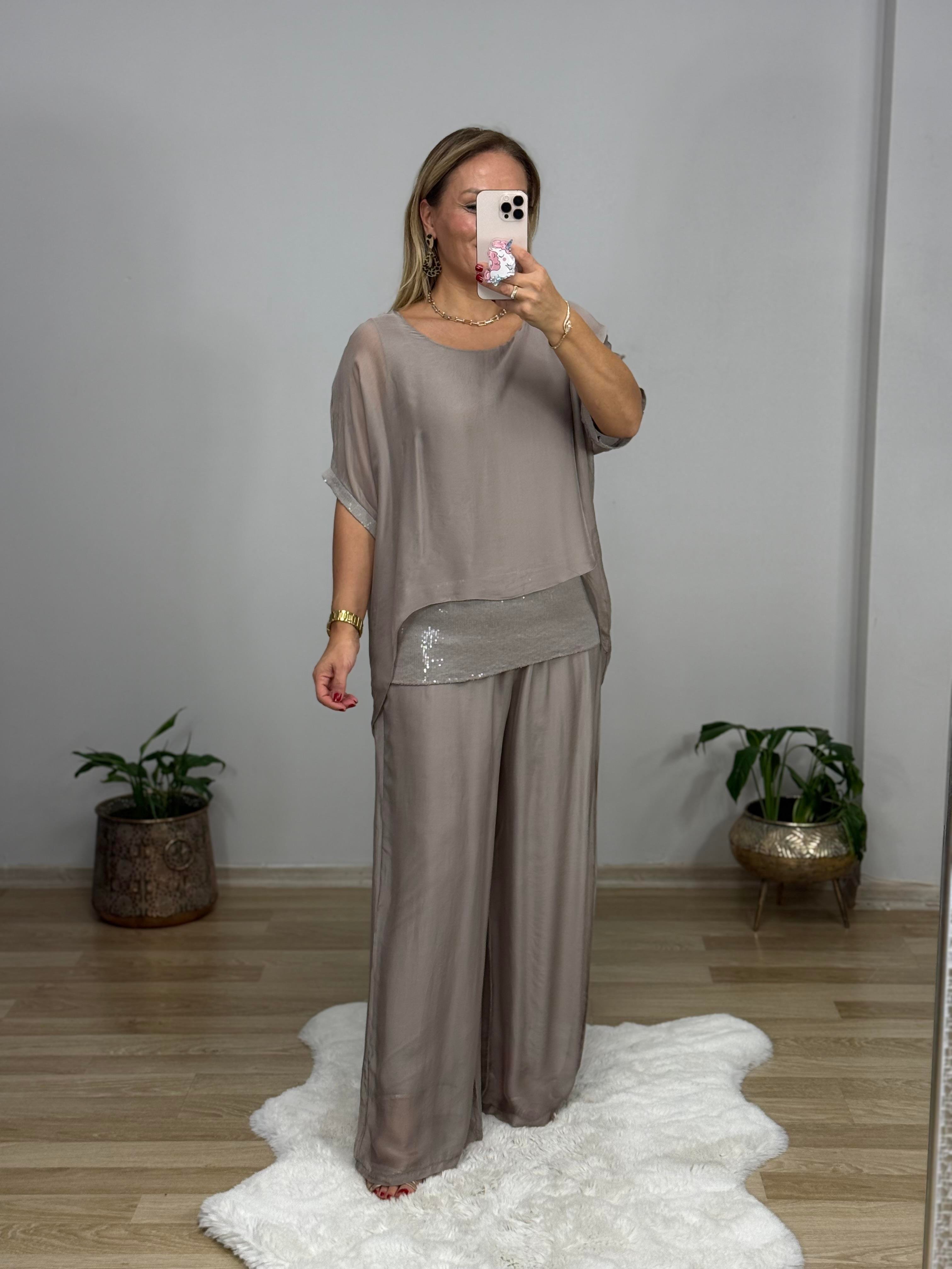 420 İtalyan İpek Pantolon