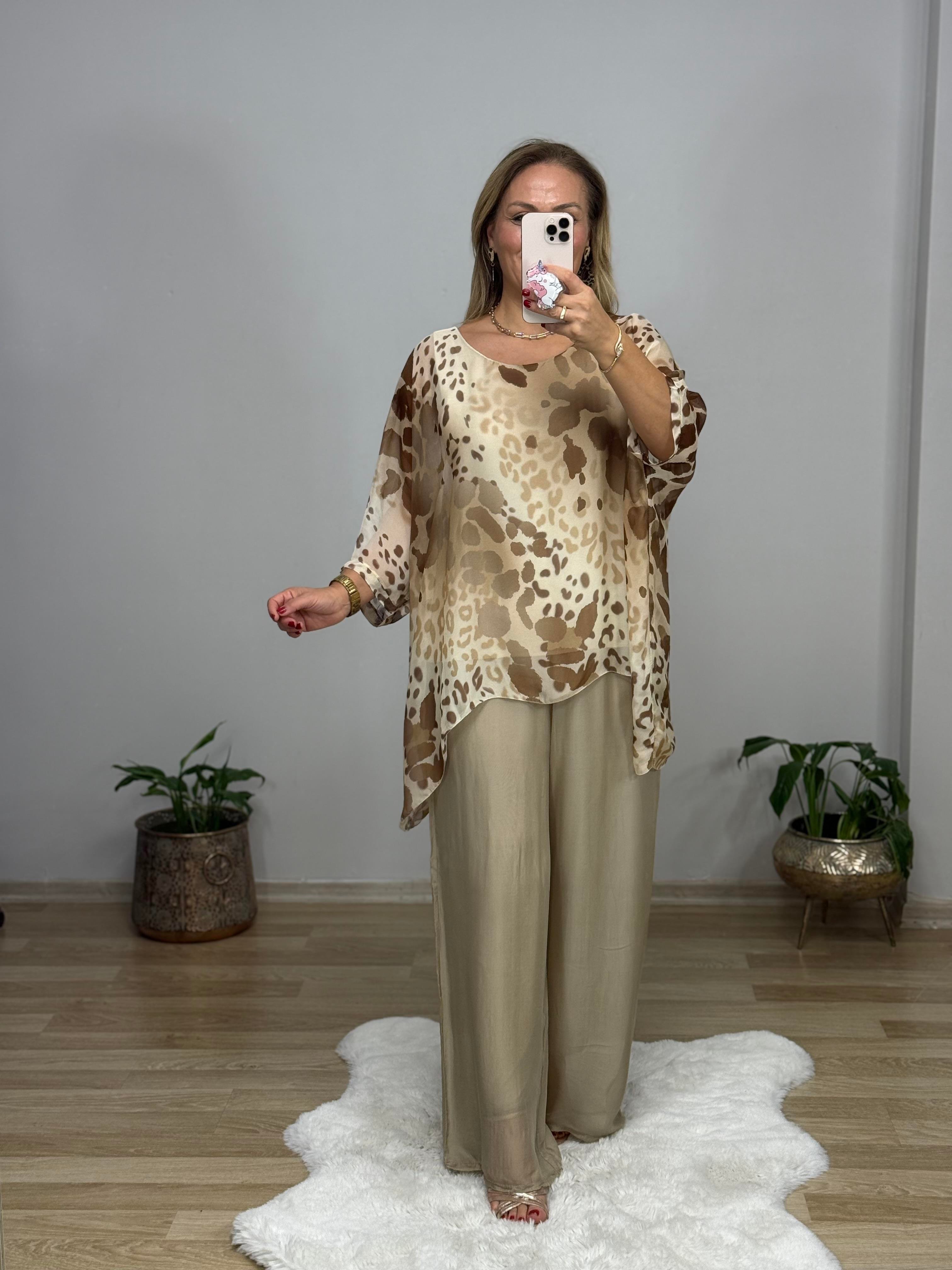 431 İtalyan İpek Pantolon