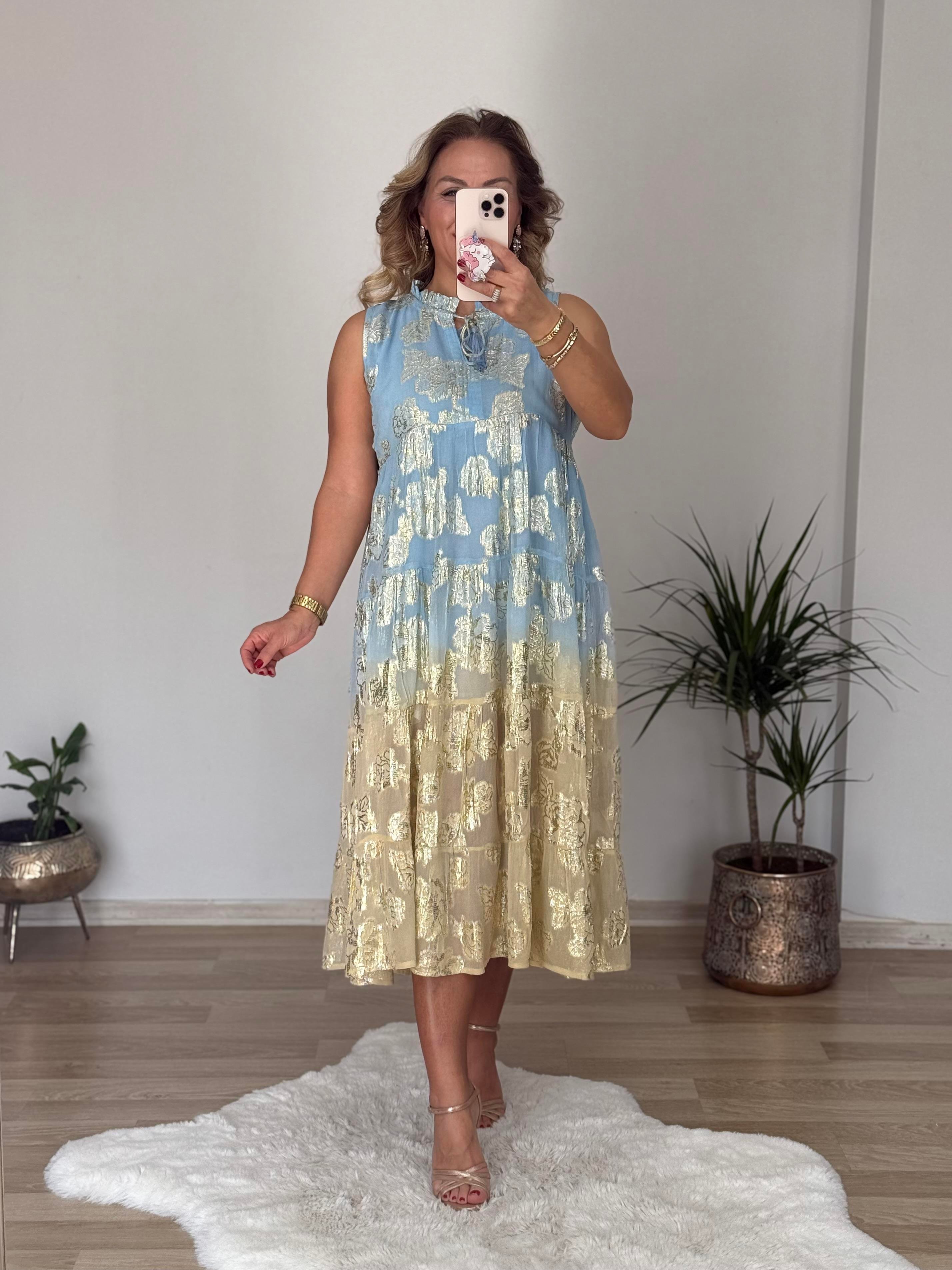 456  İthal Renkli Elbise