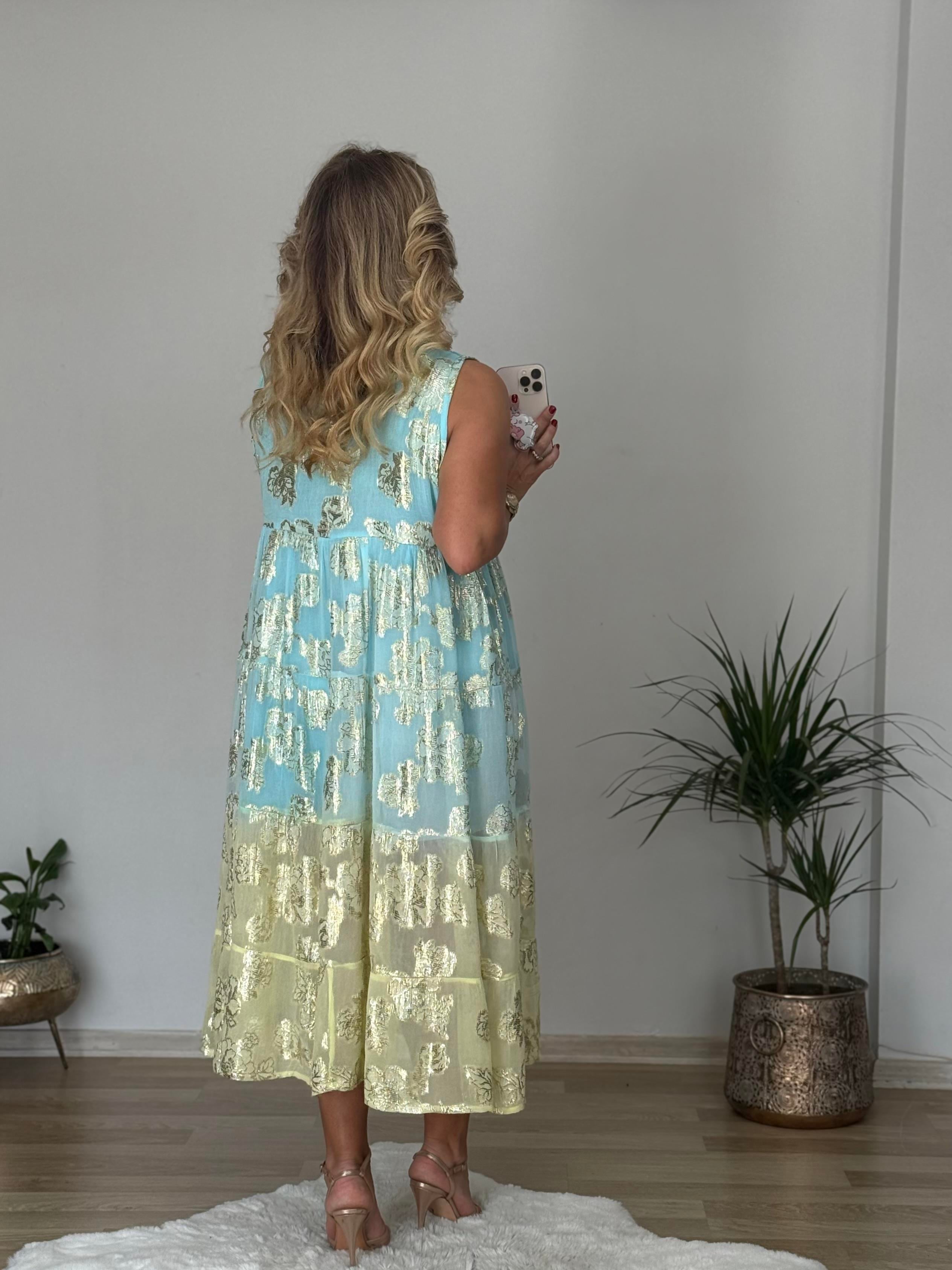 457  İthal Renkli Elbise