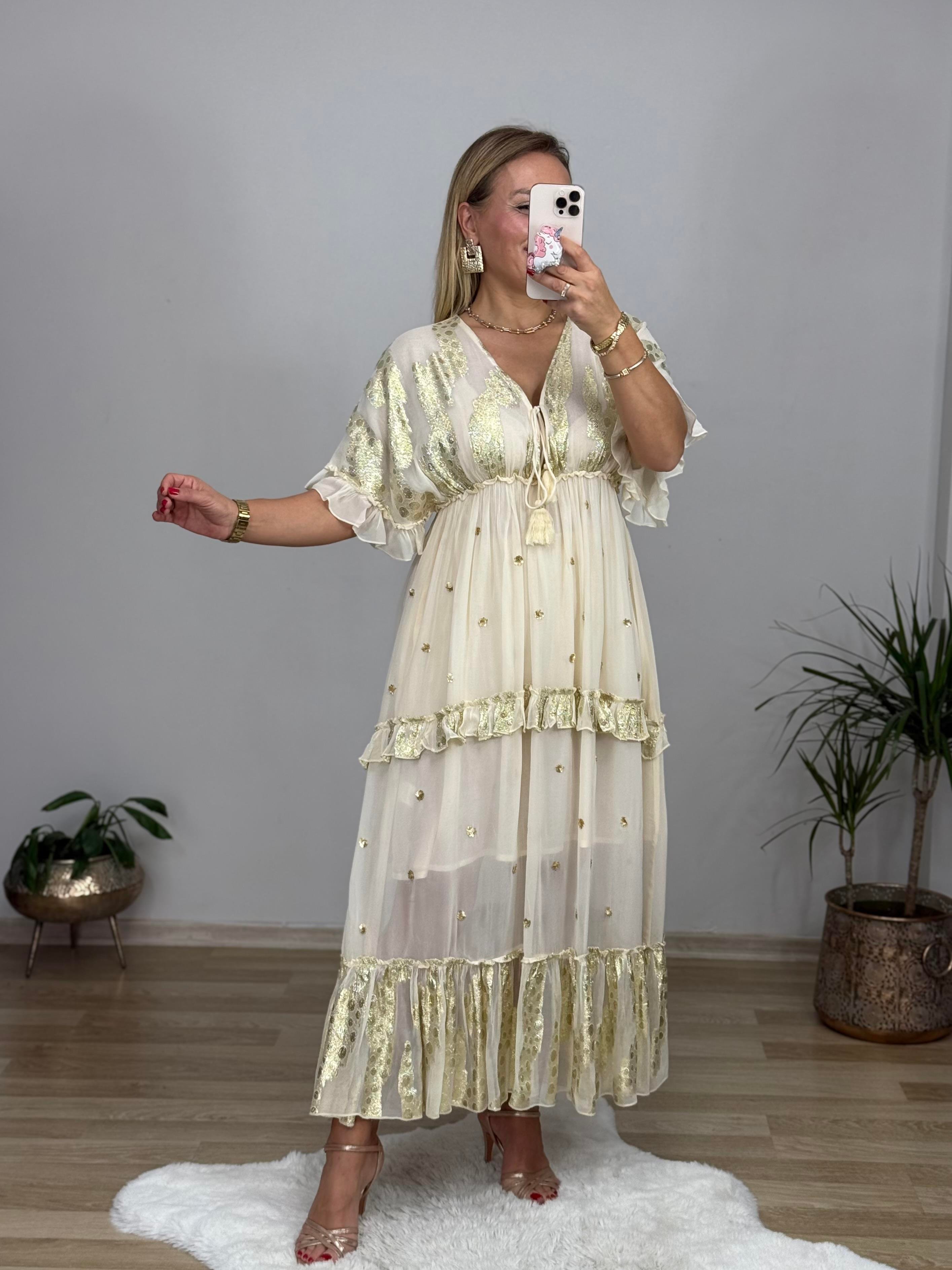 478 Yarım Kol İthal Elbise