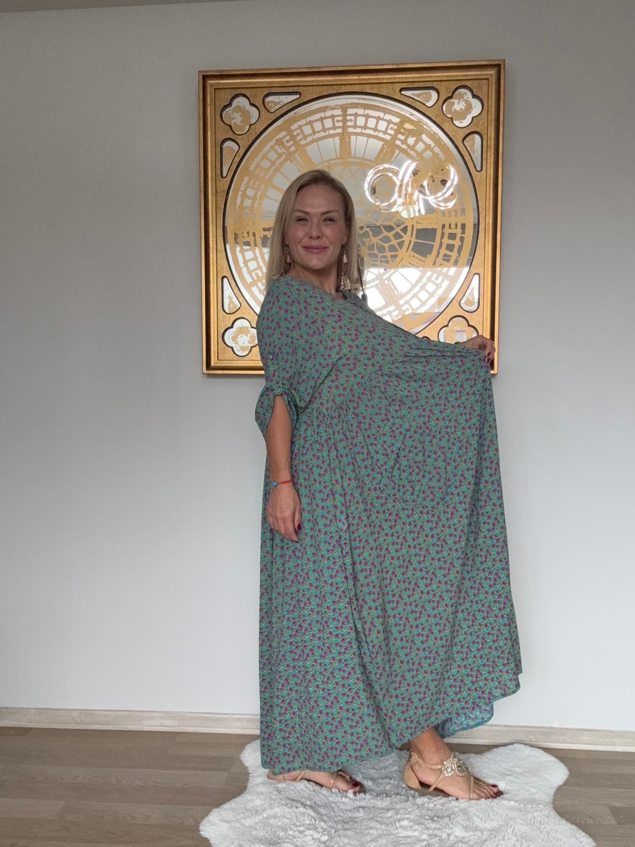 623 Çıtır Desen Elbise