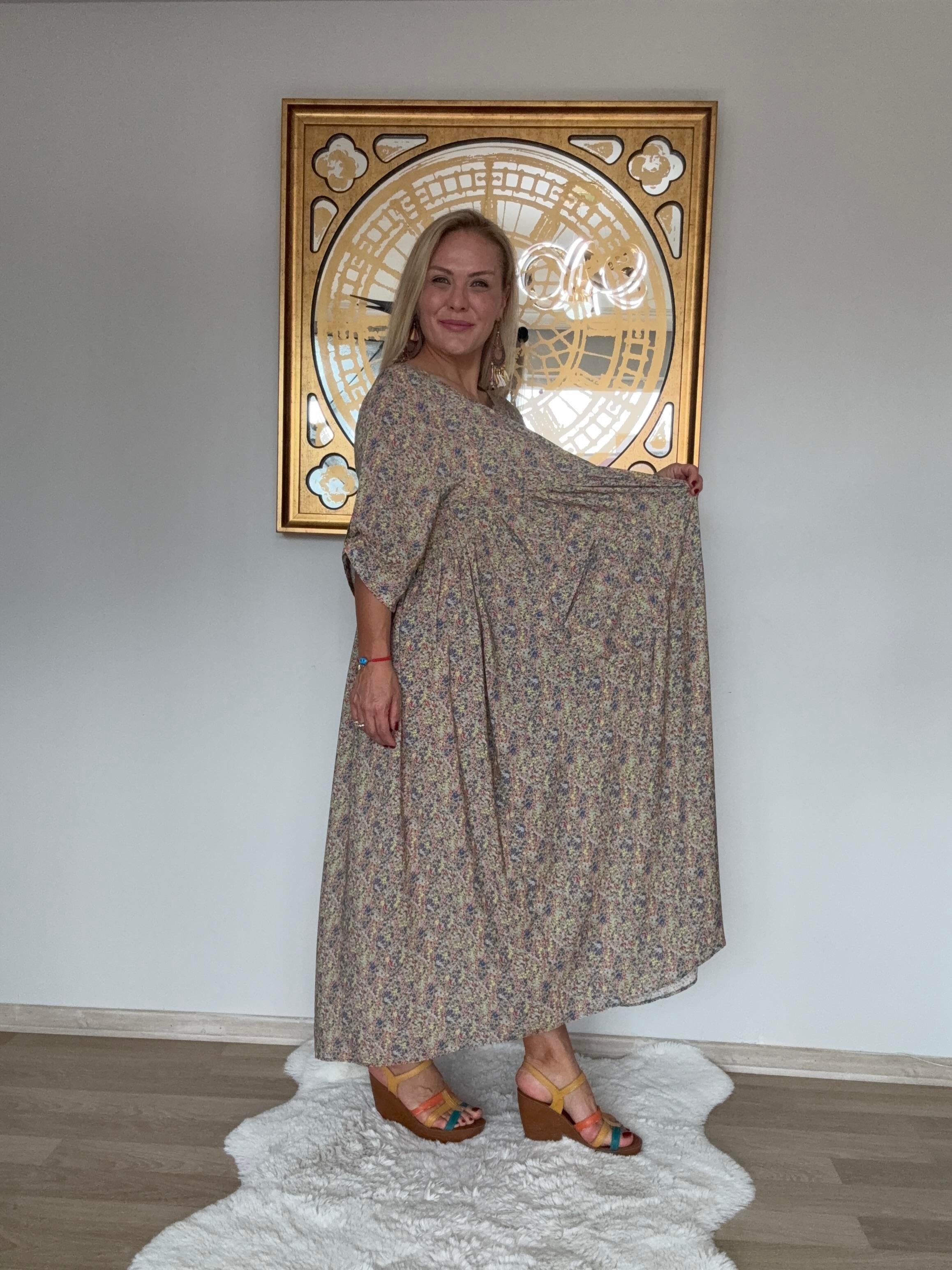 625 Çıtır Desen Elbise