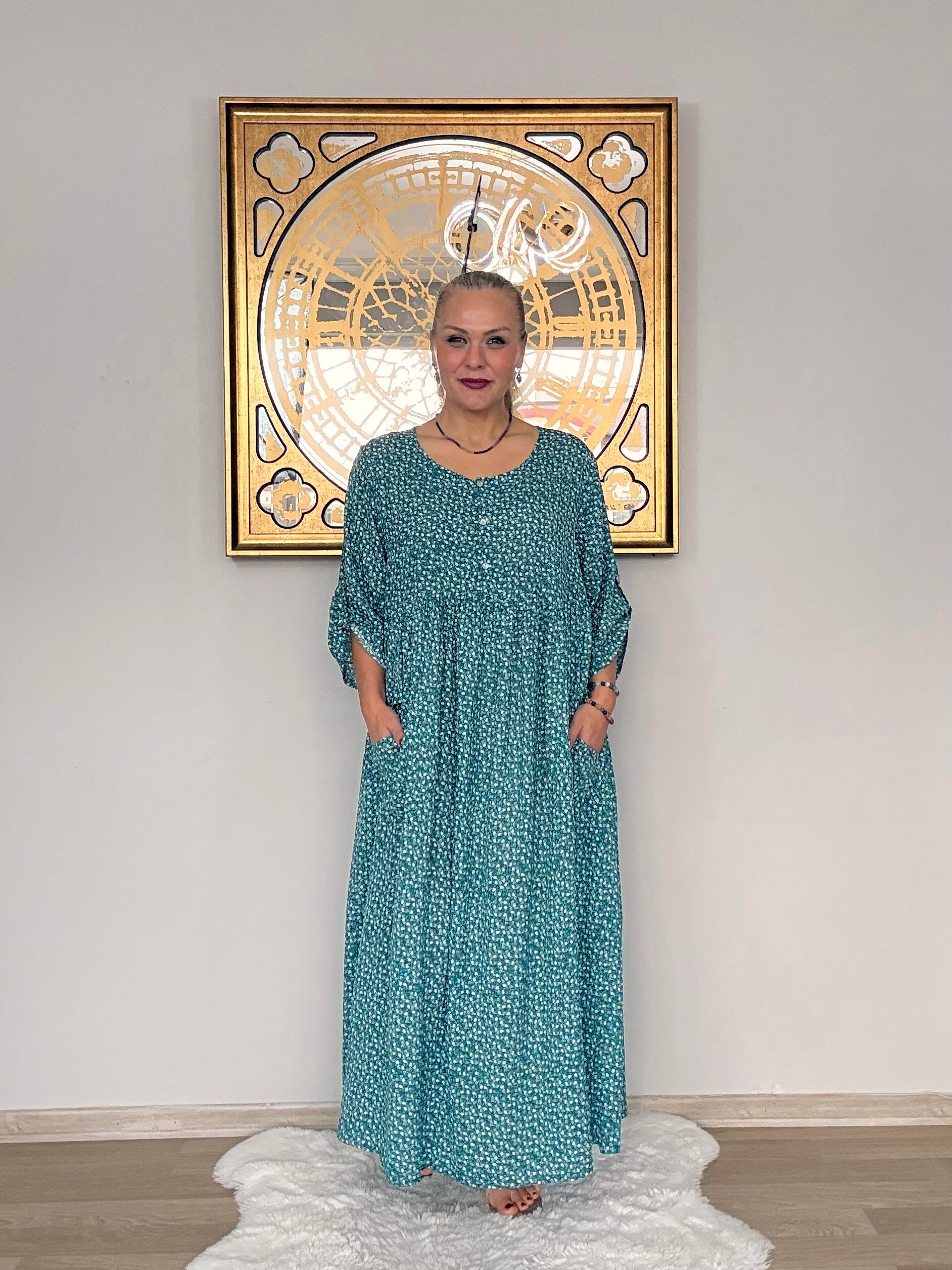 641 Çıtır Desen Elbise