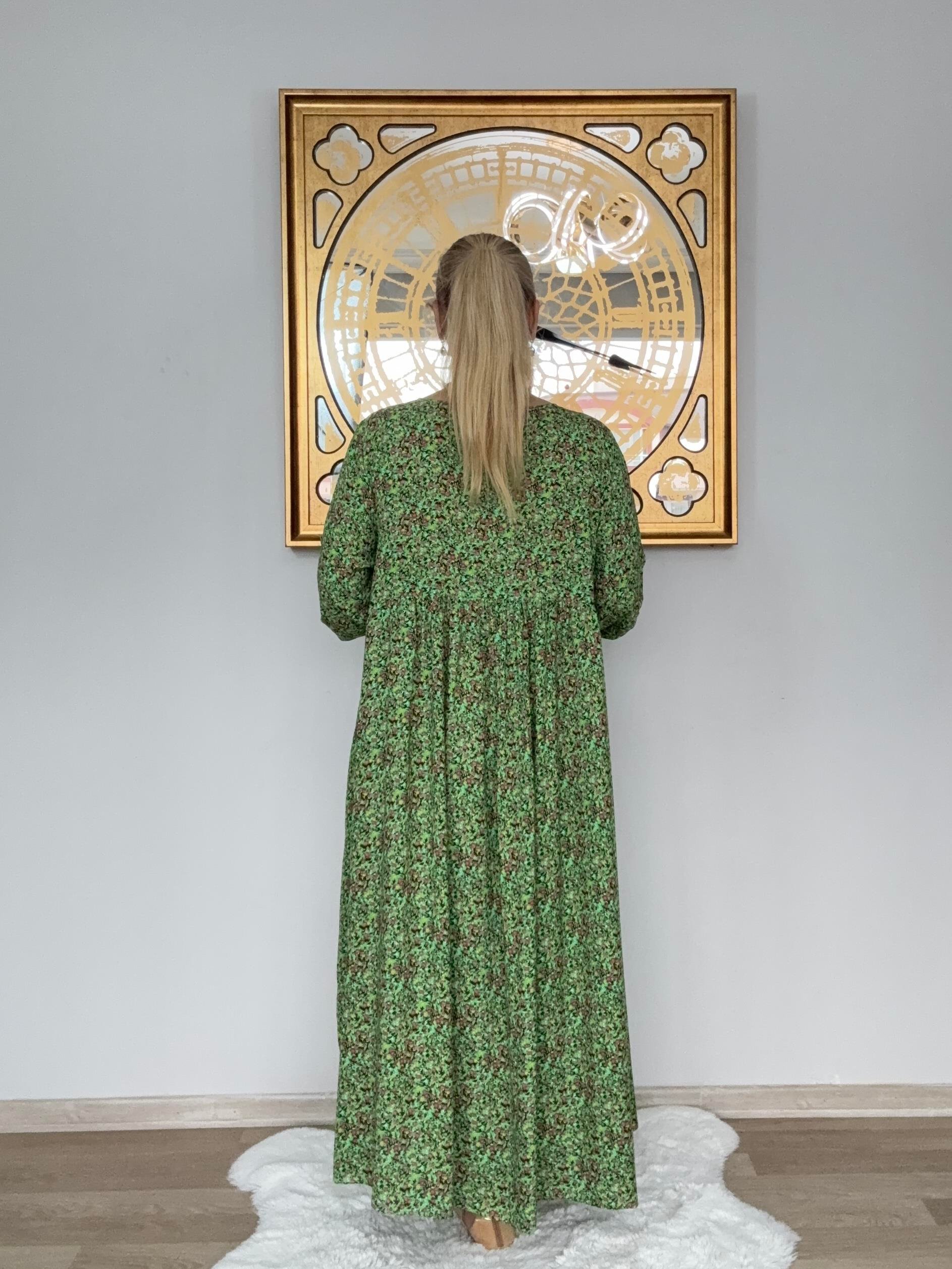 643 Çıtır Desen Elbise