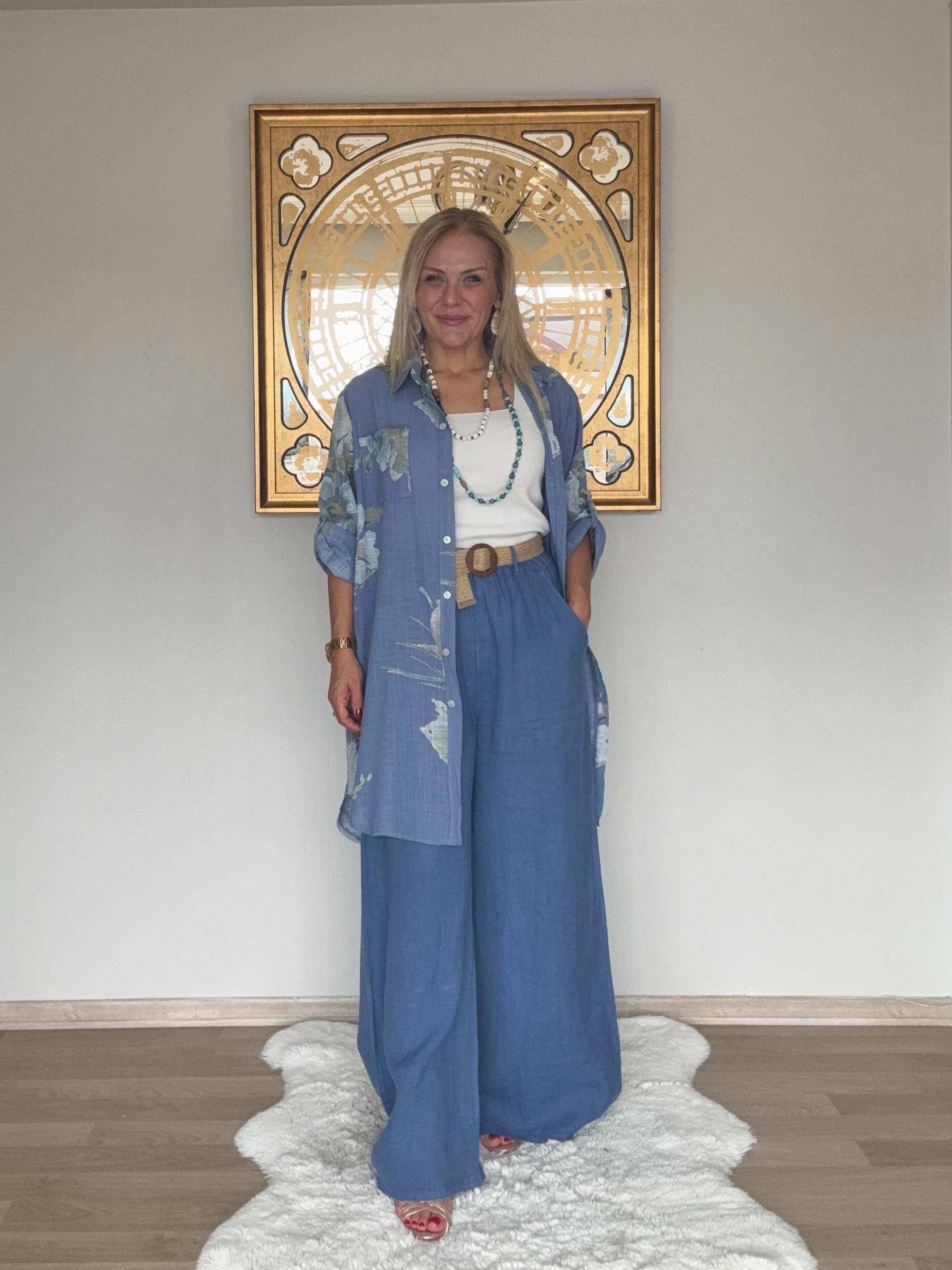 703 Tunik  Boy Pamuklu Gömlek