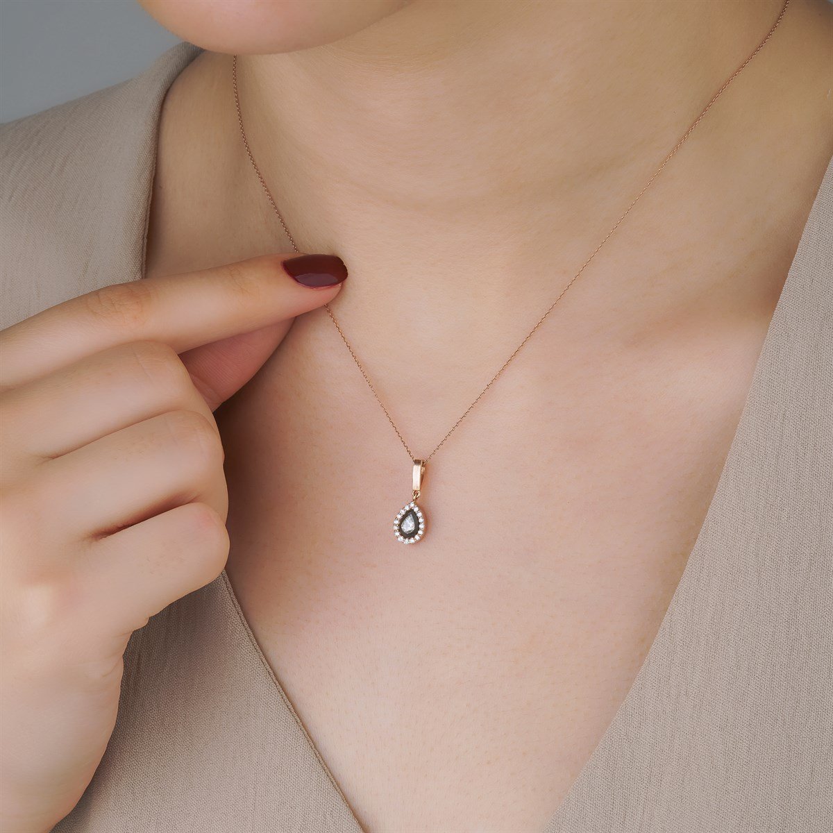 0,20 CT EFSUN ELMAS KOLYE