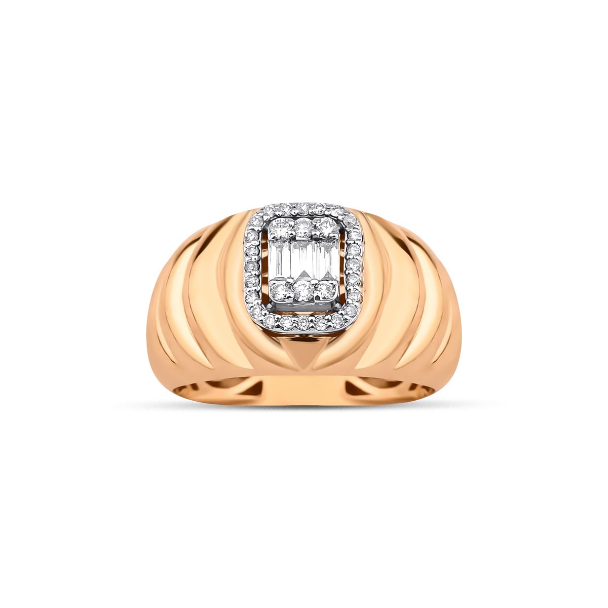 Pırlanta Baget YüzükYeni Yıl Kolleksiyonu YüzükDOJA 