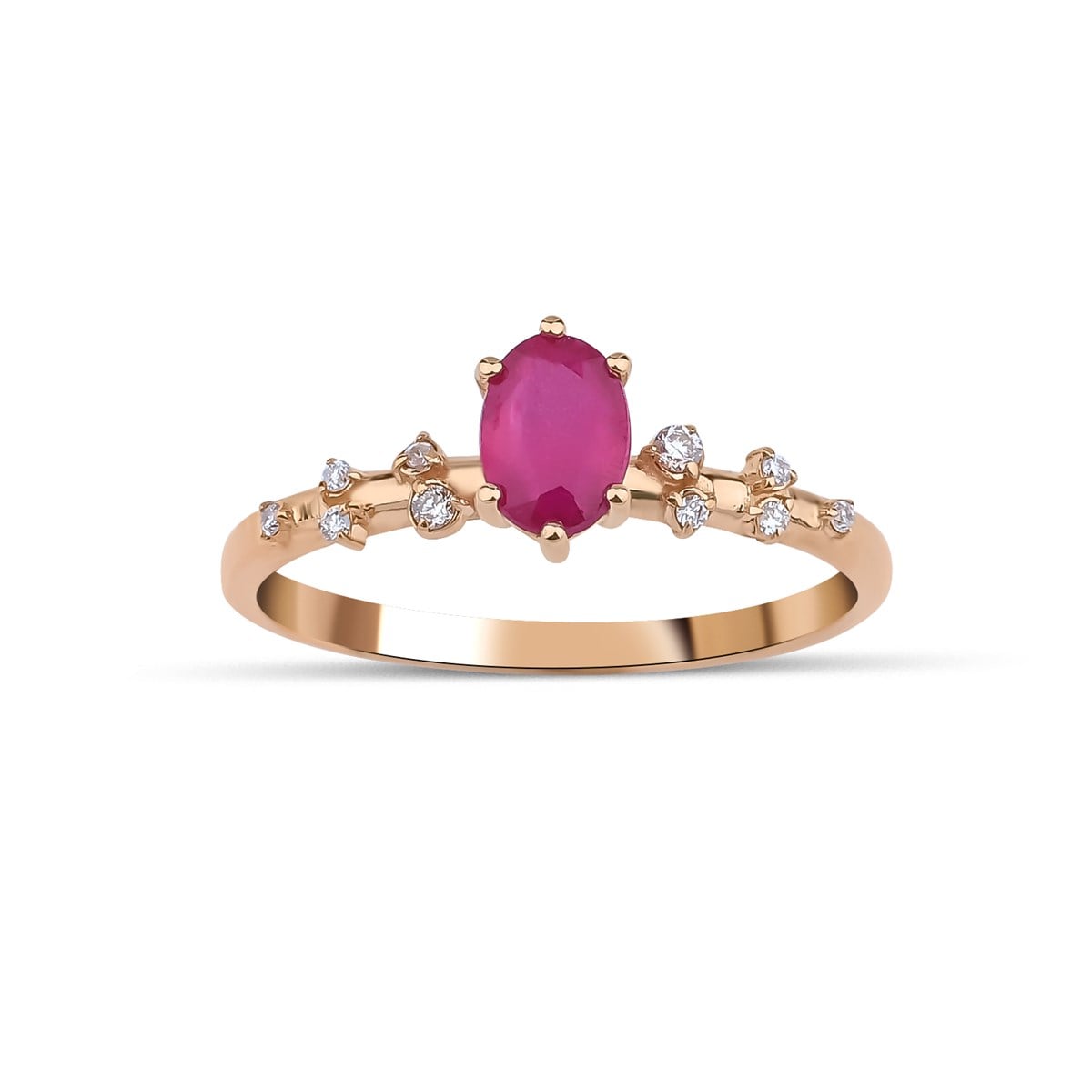 Pırlanta YüzükYeni Yıl Kolleksiyonu YüzükRUBY PETİT