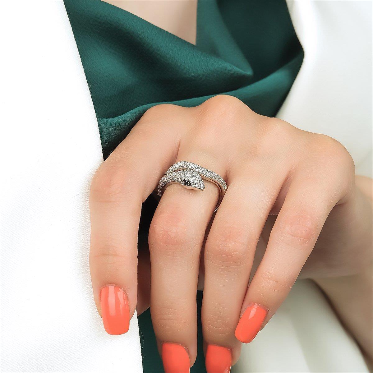 Pırlanta Tasarım YüzükyüzükSUMMER SNAKE