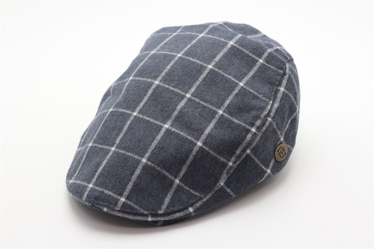 ÖRDEK KETEN EKOSELİ FÜME KASKET STANDART LASTİKLİ  kas005