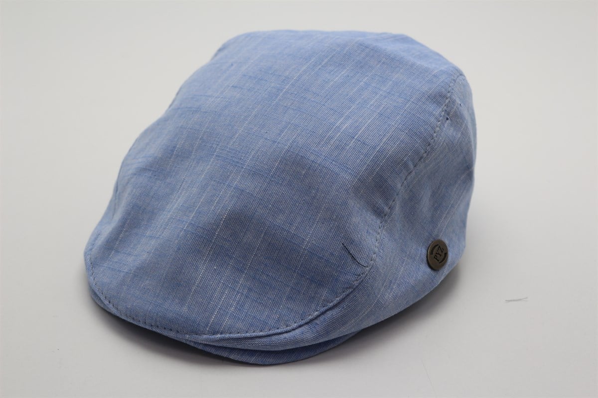 ÖRDEK KETEN MAVİ KASKET STANDART LASTİKLİ  kas005