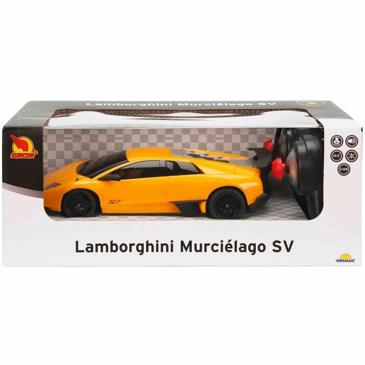 00003940 SUN-RST-SNC-R/C ARABA 1/24 LAMBORGHINI 670 F/F B/O ISIKLI 27MHZ.2R.