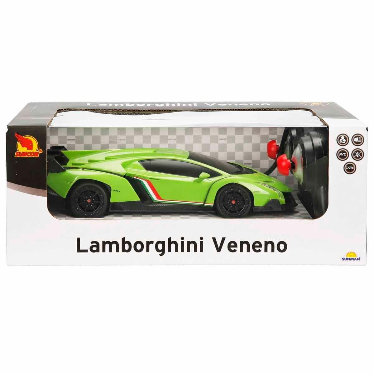 00003941 SUN-RST-SNC-R/C ARABA 1/24 LAMBORGHINI VENENO F/F B/O ISIKLI 27MHZ.2R.