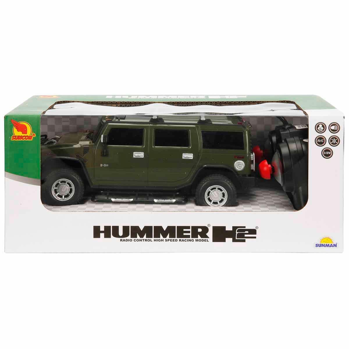 00003942 SUN-RST-SNC-R/C ARABA 1/24 HUMMER H2 F/F B/O ISIKLI 27MHZ.2R.
