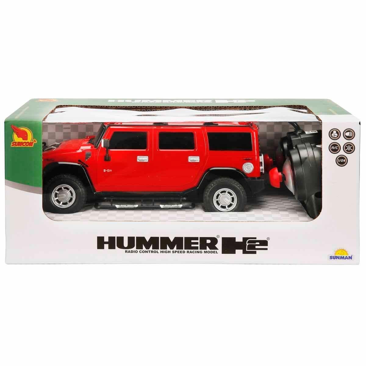 00003942 SUN-RST-SNC-R/C ARABA 1/24 HUMMER H2 F/F B/O ISIKLI 27MHZ.2R.