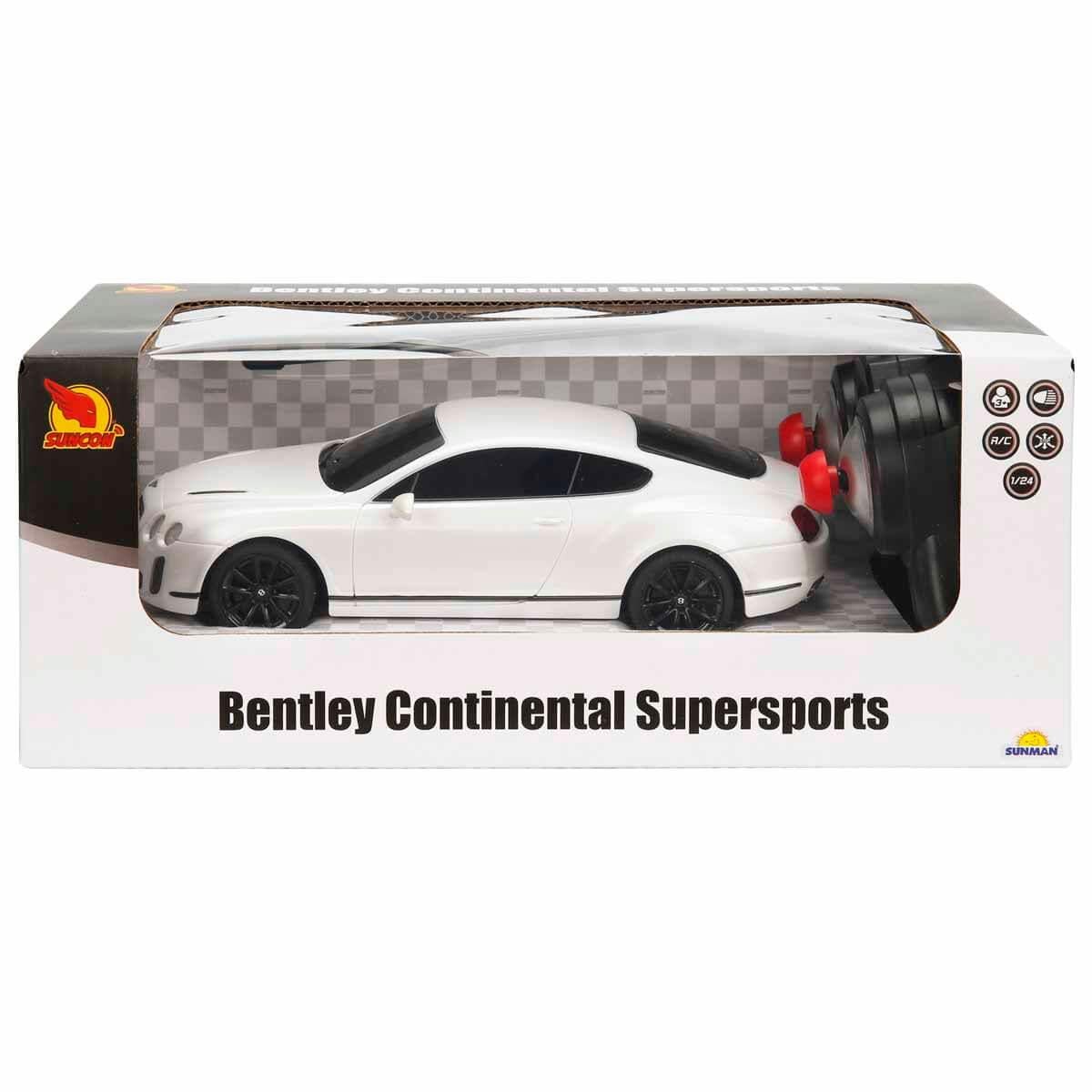 00003944 SUN-RST-SNC-R/C ARABA 1/24 BENTLEY C.SUPERSPORT F/F B/O ISIKLI 27MHZ.2R.