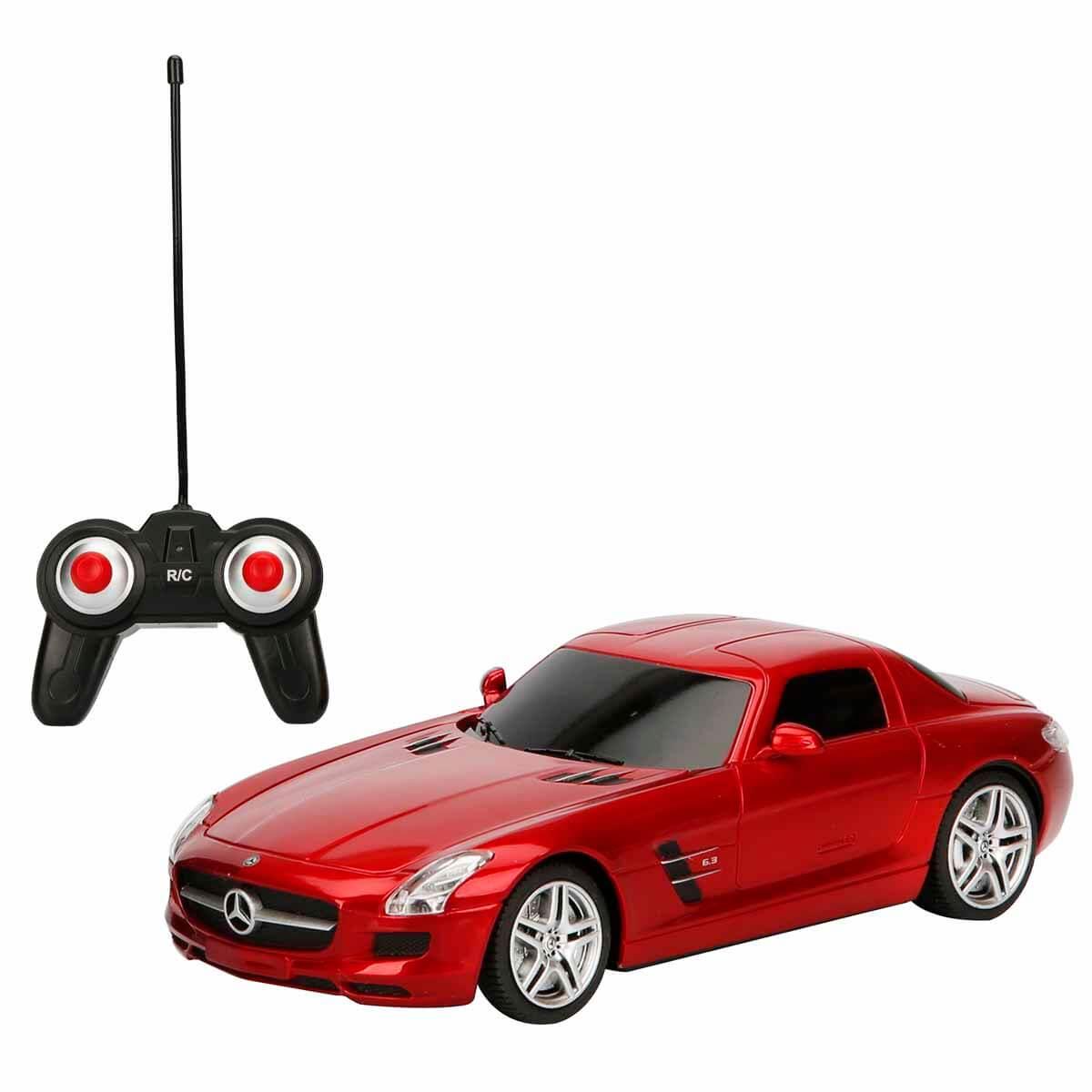 00003946 SUN-RST-SNC-R/C ARABA 1/24 MERCEDES BENZ SLS F/F B/O ISIKLI 27MHZ.2R.