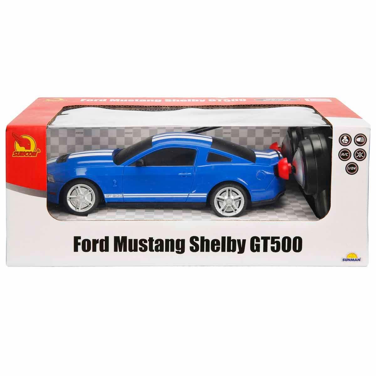 00003947 SUN-RST-SNC-R/C ARABA 1/24 MUSTANG GT500 F/F B/O ISIKLI 27MHZ.2R.