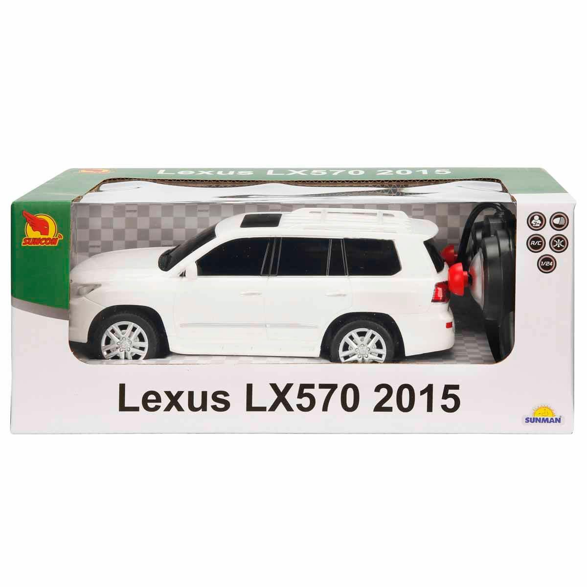 00003948 SUN-RST-SNC-R/C ARABA 1/24 LEXUS LX570 F/F B/O ISIKLI 27MHZ.2R.