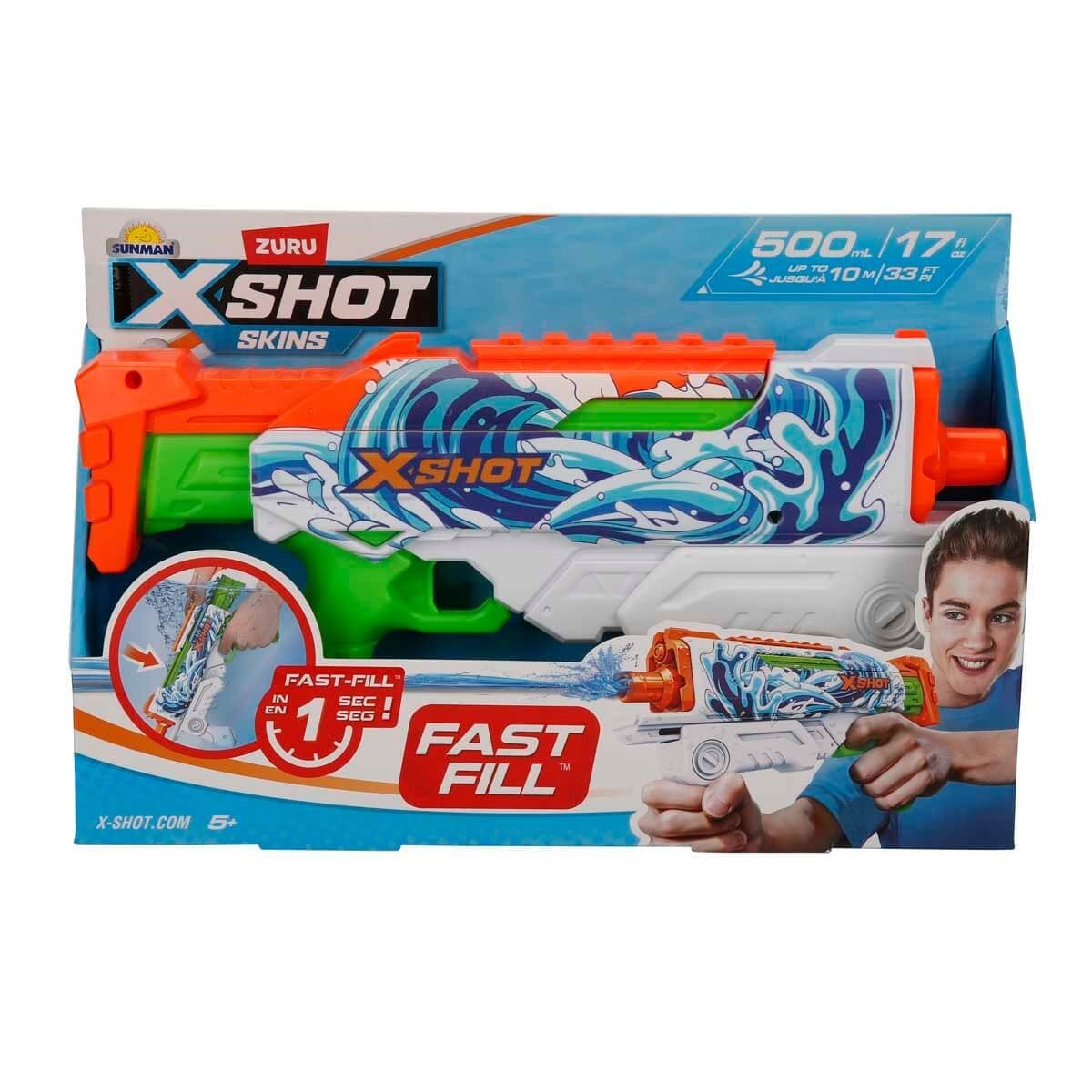 00004583 SUN-ZUR-X-SHOT SU TABANCASI FAST-FILL SKINS HYPERLOAD 500ML.34CM.4A.KUTU