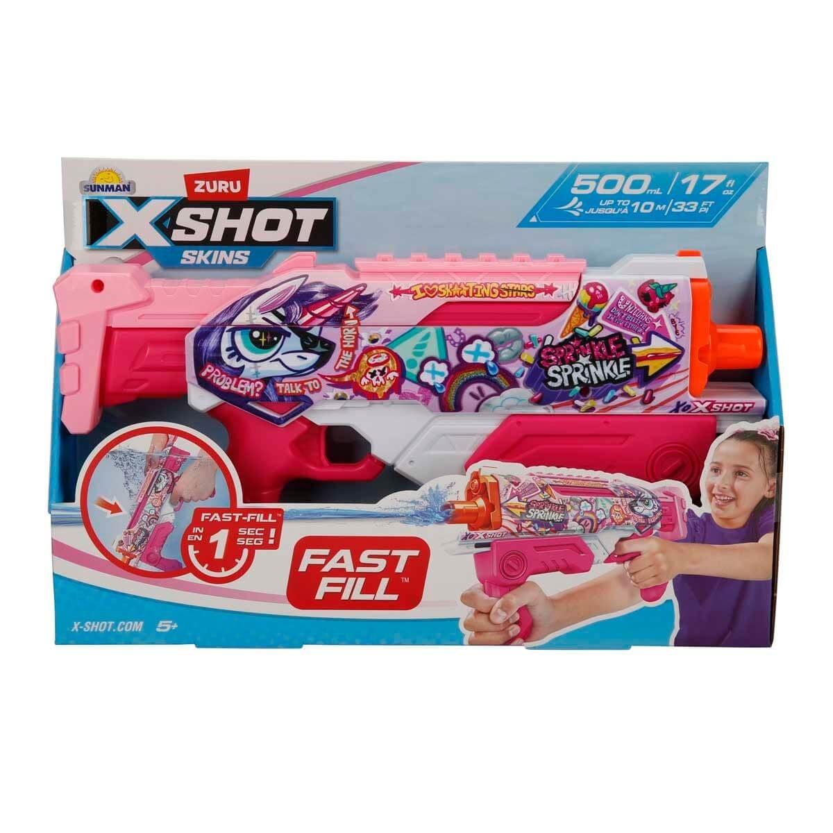 00004583 SUN-ZUR-X-SHOT SU TABANCASI FAST-FILL SKINS HYPERLOAD 500ML.34CM.4A.KUTU