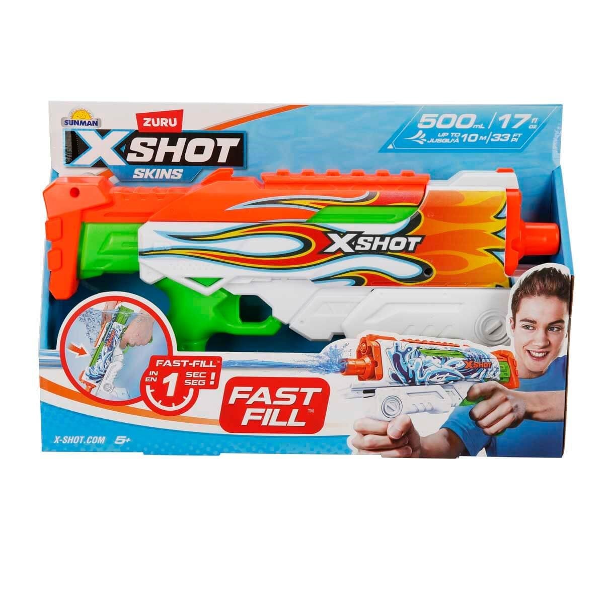 00004583 SUN-ZUR-X-SHOT SU TABANCASI FAST-FILL SKINS HYPERLOAD 500ML.34CM.4A.KUTU