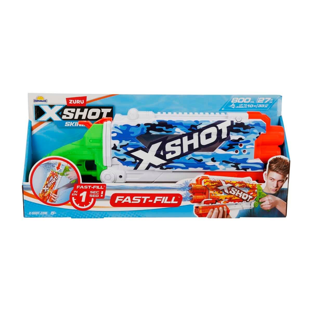 00004584 SUN-ZUR-X-SHOT SU TABANCASI FAST-FILL SKINS PUMP ACTION 800ML.49,5CM.3A.KUTU