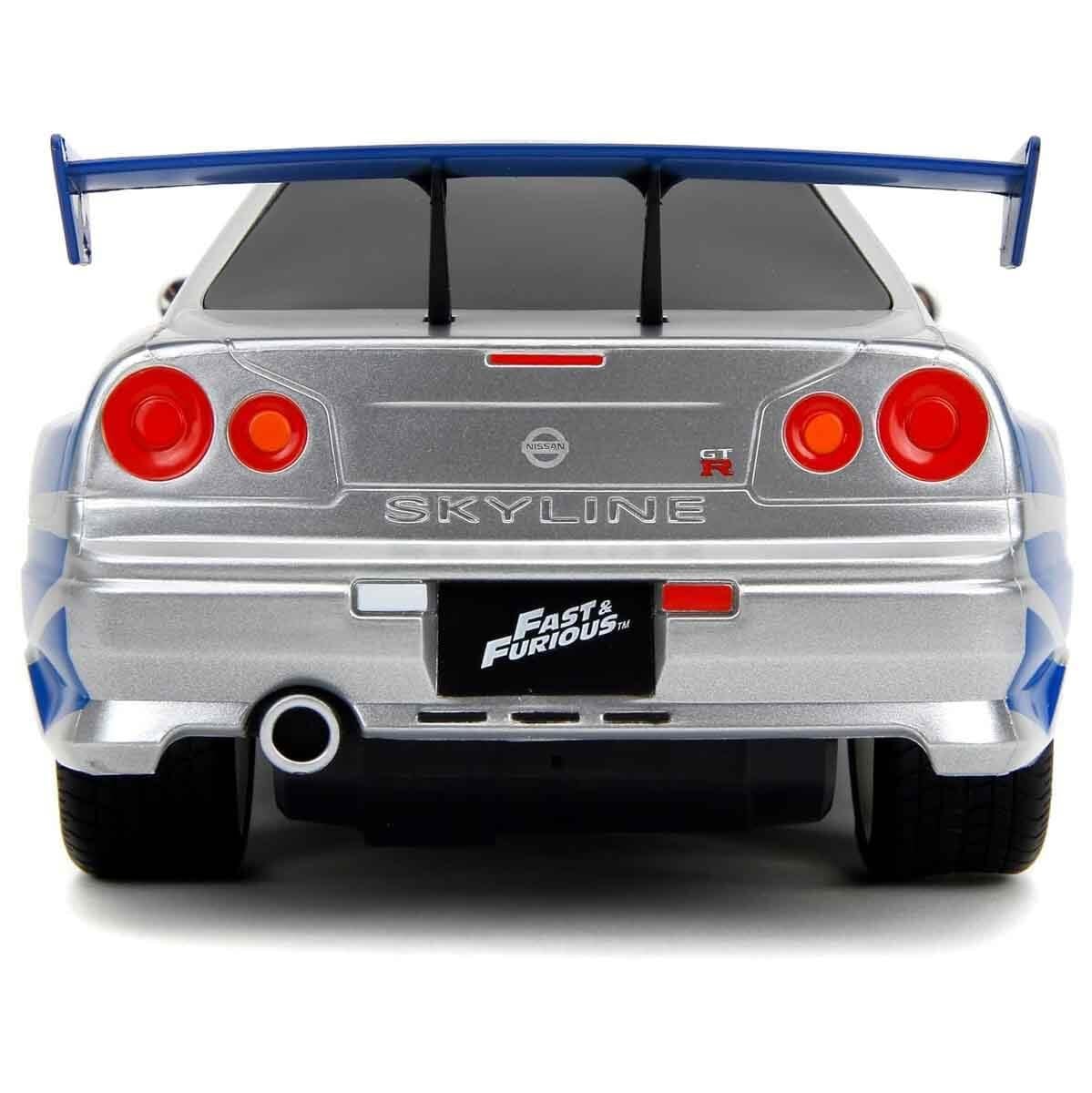 00009772 SUN-SIM-JDA-R/C ARABA 1/24 FAST FURIOUS NISSAN SKYLINE GTR 2.4GHZ.FASTF)