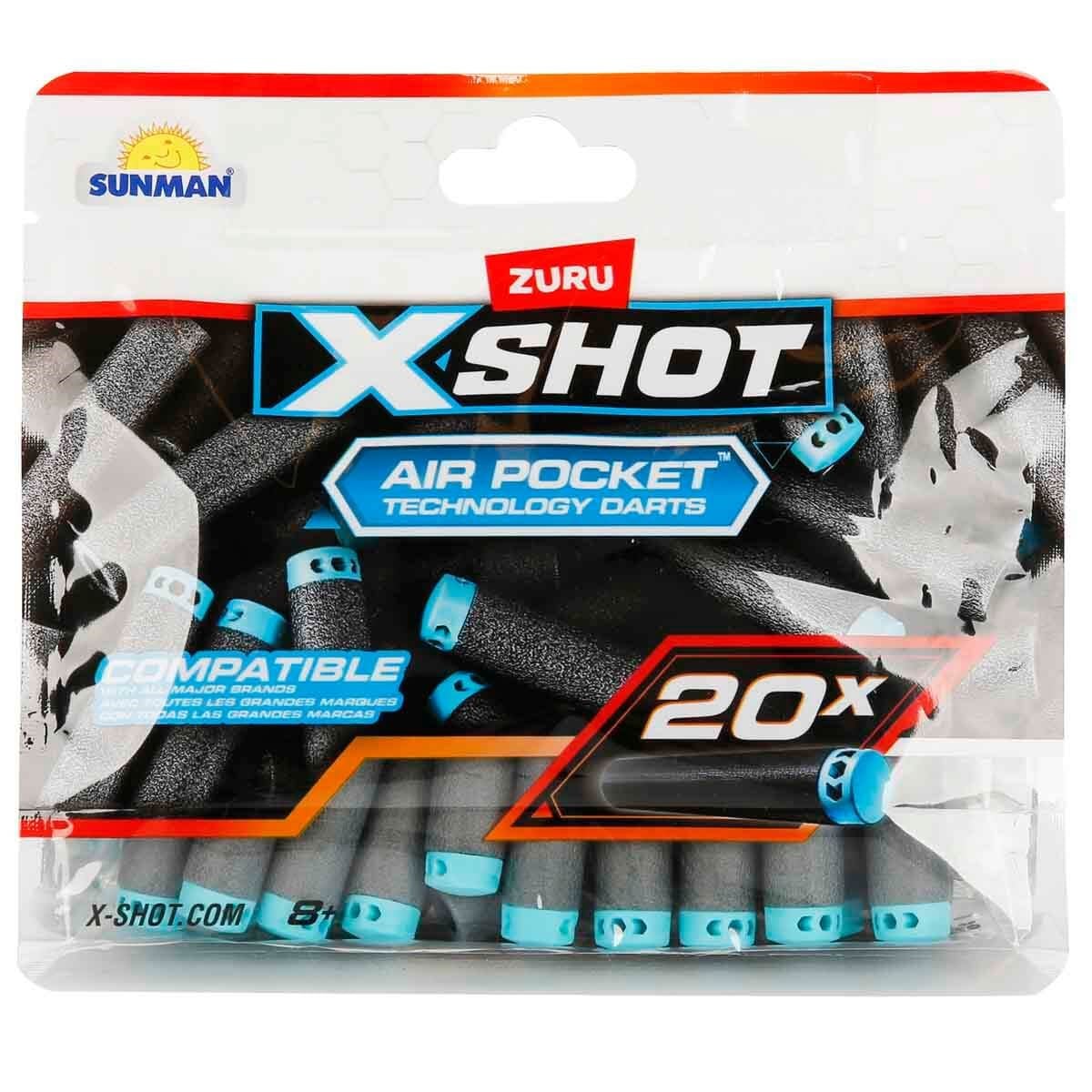 00036587 SUN-ZUR-X-SHOT SILAH AKS.EXCEL 20LI YEDEK PAKET
