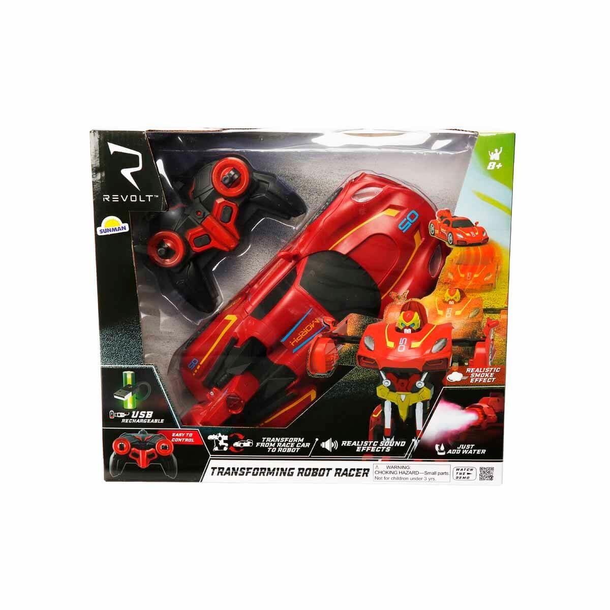 00090654 SUN-SYM-RVT-R/C F/F TRANSFORMING ROBOT RACERS ARABAYA DONUSEN SES/ISIK 2R.