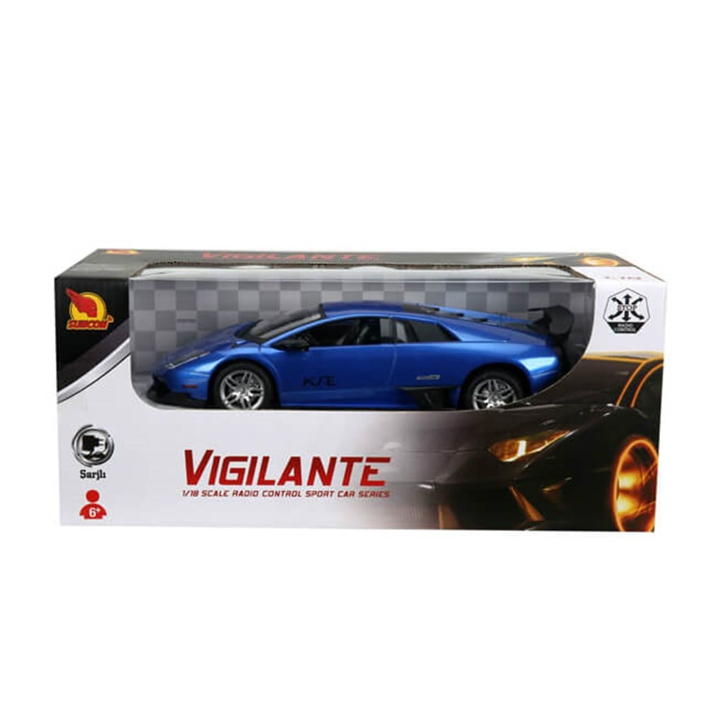 00690 SUN-RST-SNC-R/C 1/18 F/F ARABA VIGILANTE ISIKLI 4.8V.BCP.27CM.4R.
