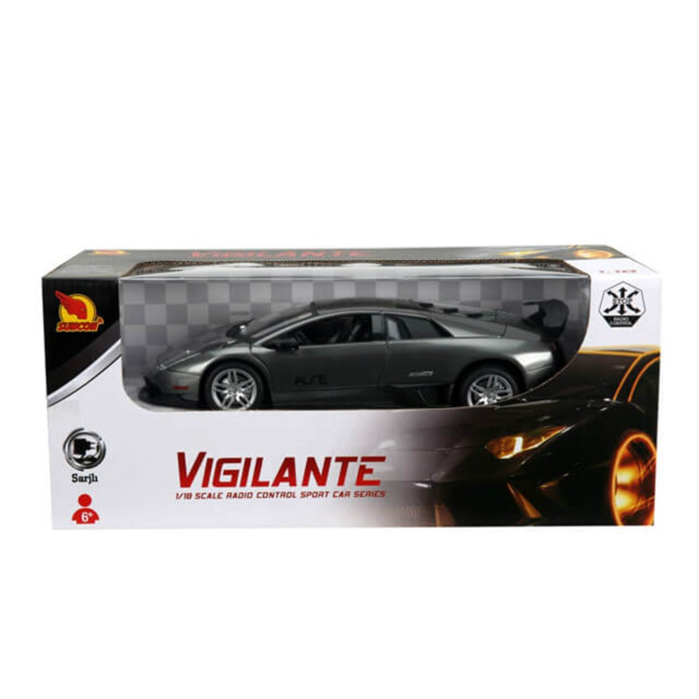 00690 SUN-RST-SNC-R/C 1/18 F/F ARABA VIGILANTE ISIKLI 4.8V.BCP.27CM.4R.