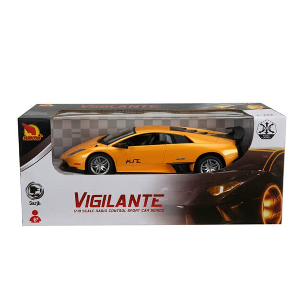 00690 SUN-RST-SNC-R/C 1/18 F/F ARABA VIGILANTE ISIKLI 4.8V.BCP.27CM.4R.