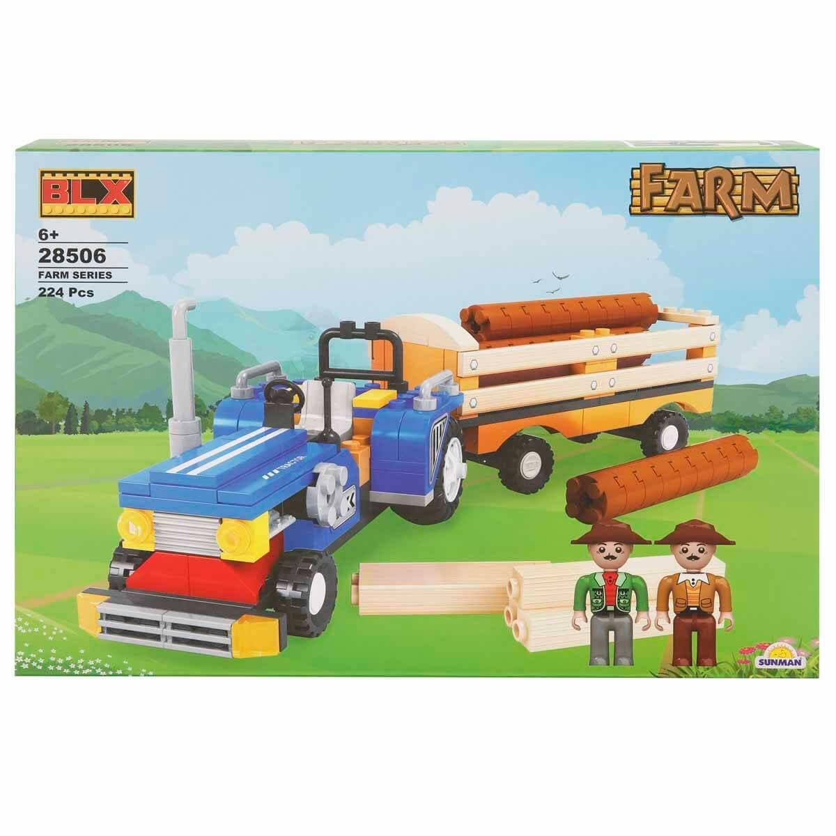 01028506 SUN-RST-BLX-FARM SET ROMORKLU TRAKTOR 2FGR.224PRC.