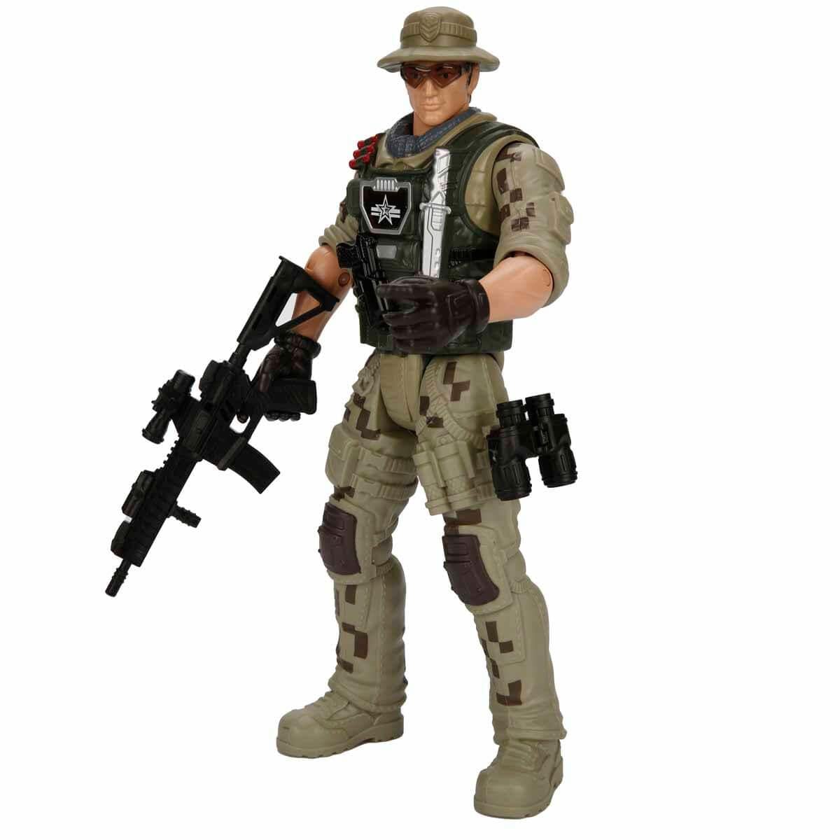 01045010 SUN-CPM-ASKER OYUN SET SOLDIER FORCE FIGUR 32CM.