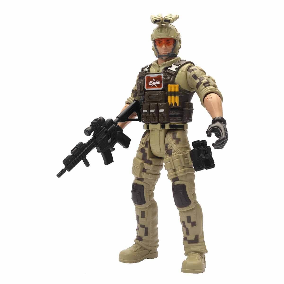 01045010 SUN-CPM-ASKER OYUN SET SOLDIER FORCE FIGUR 32CM.