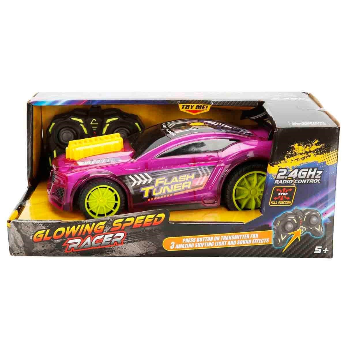 01061030 SUN-GRD-R/C ARABA 1/18 GLOWING SPEED RACER F/F SES/ISIK 2.4GHZ.2A.