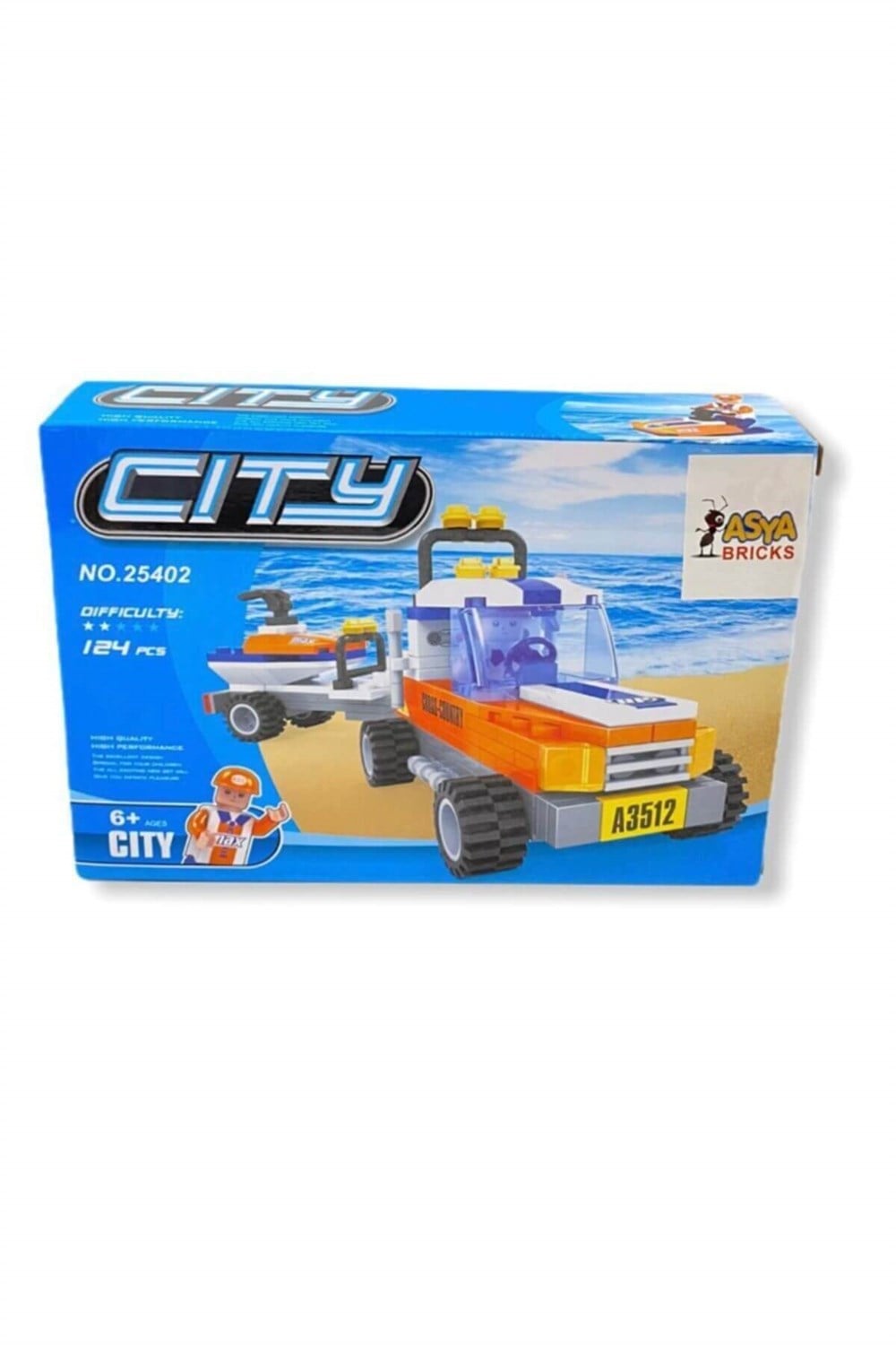 0131-25402 ANT BRICKS 124 PC.CITY