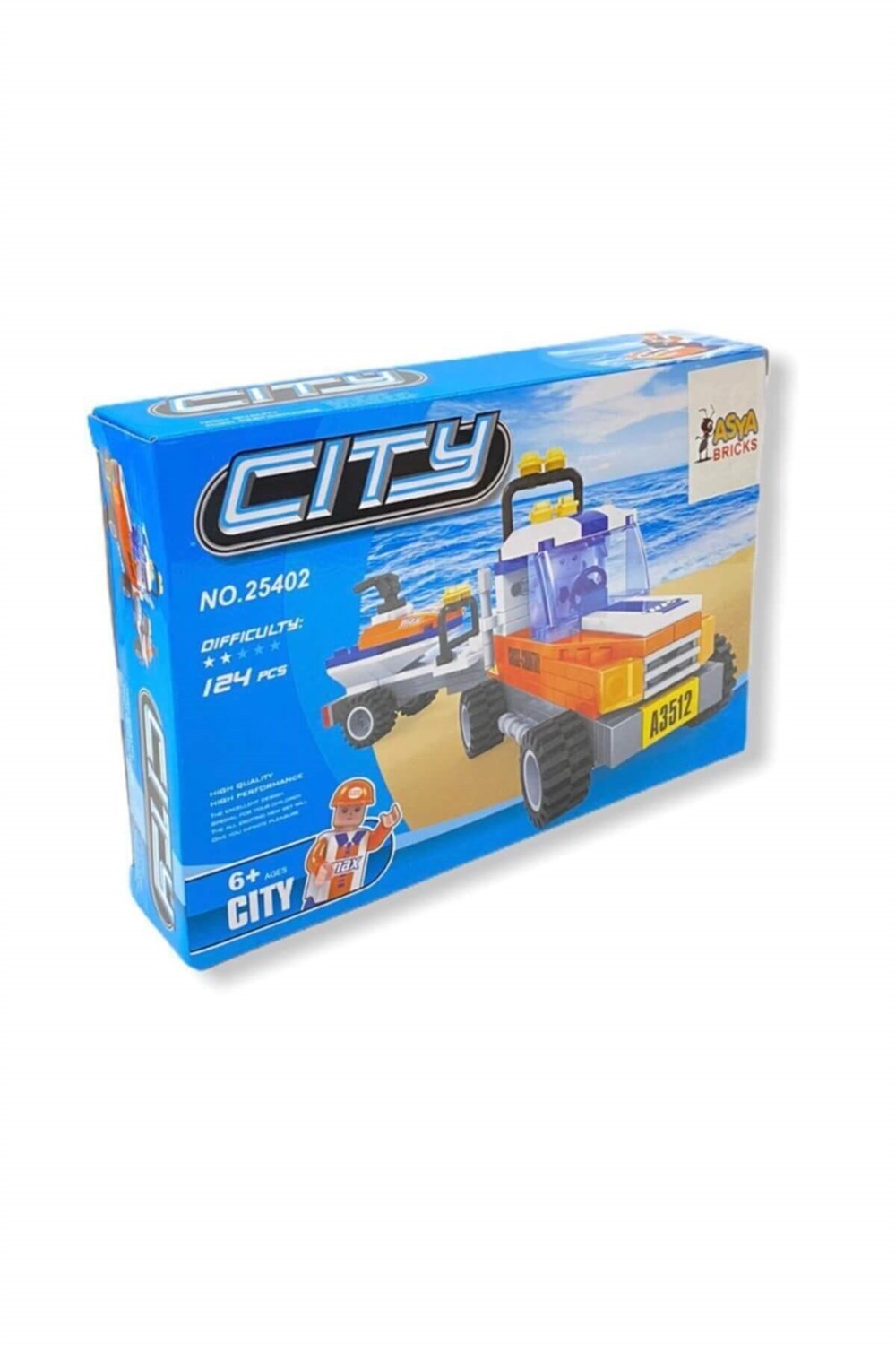 0131-25402 ANT BRICKS 124 PC.CITY