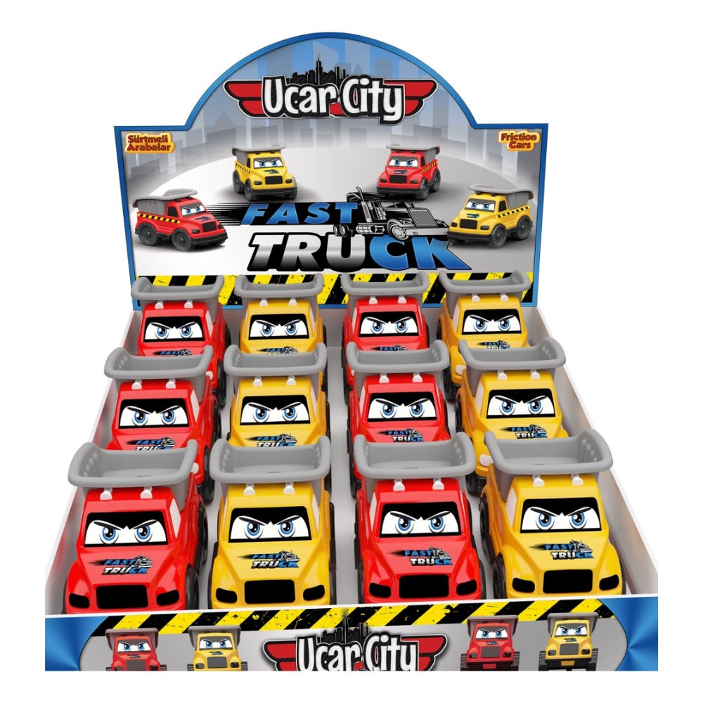 0209 UCAR CITY SURTMELI KAMYONLAR STANDI 12LI