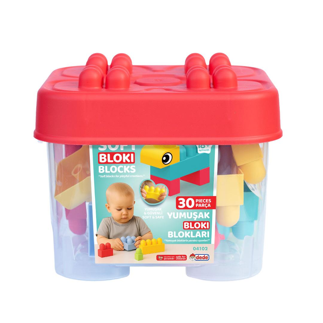 04102 YUMUSAK BLOKI BLOKLARI KOVA 30 PARCA