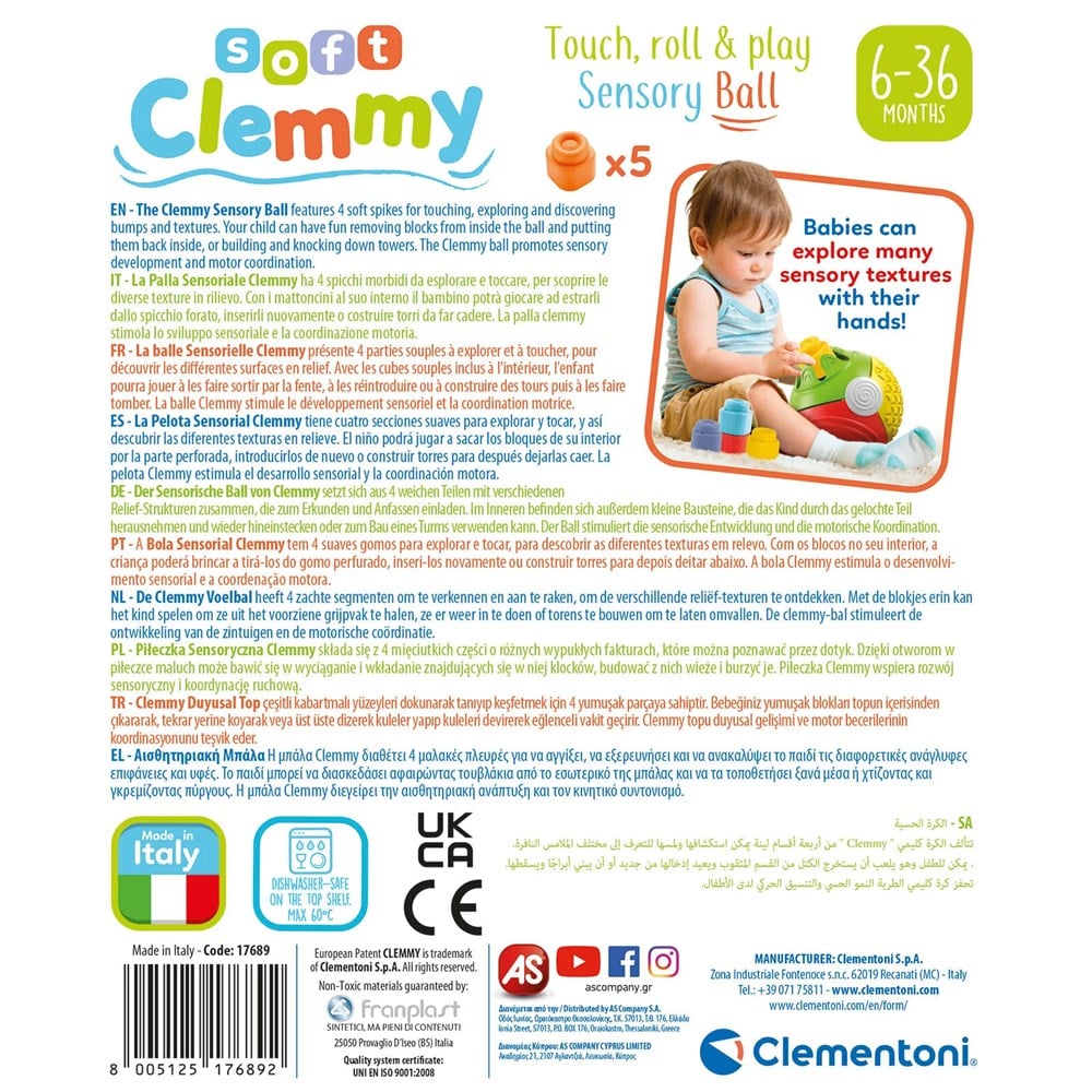 17689 SOFT CLEMMY - YUMUSAK BLOK DUYUSAL TOP