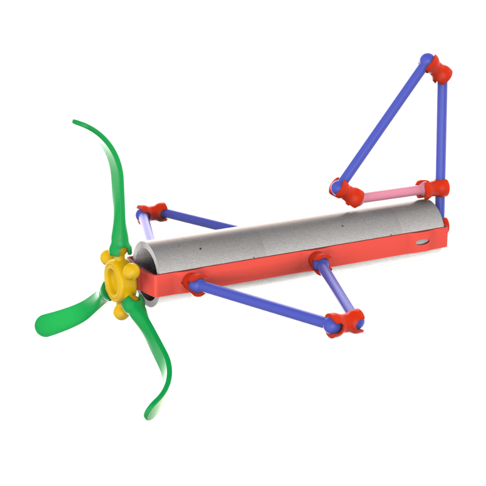 408652 TOYI INVENTIONS AIRCRAFT - STEM SETI VE YARATICI YAPI OYUNCAKLARI