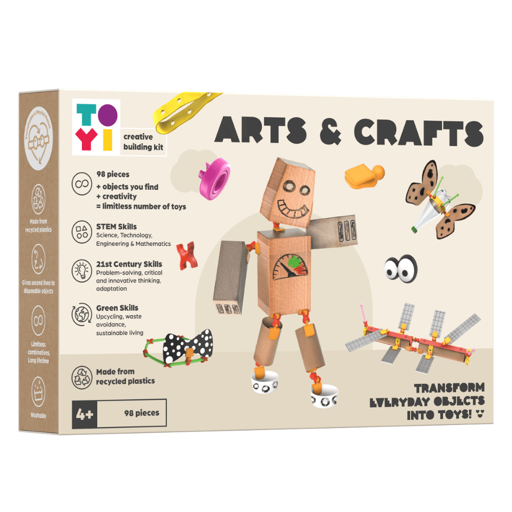 408681 TOYI ARTS CRAFTS - 98 PARÇA STEM SETI VE YARATICI YAPI OYUNCAKLARI