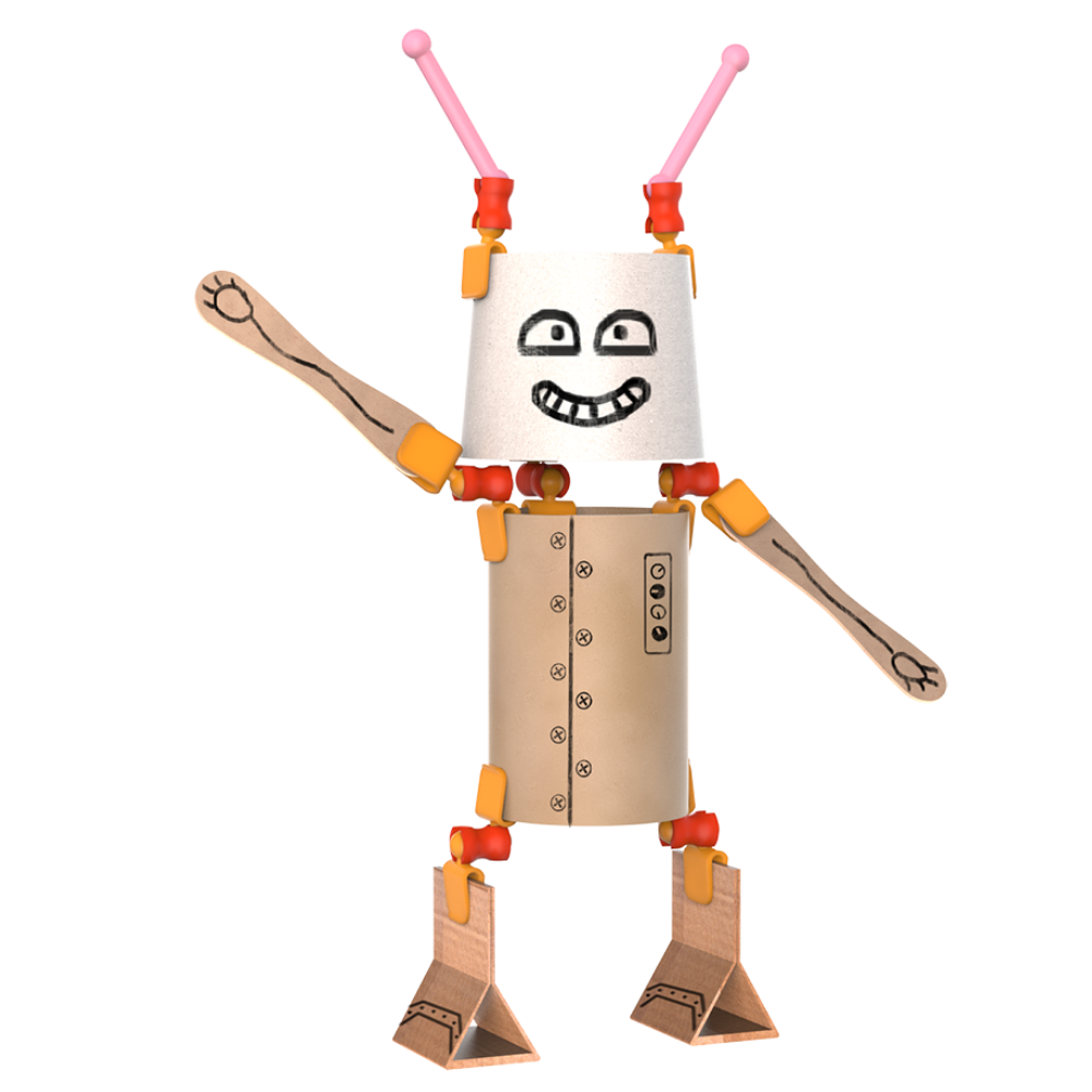 408683 TOYI ARTS CRAFTS ROBOT - STEM SETI VE YARATICI YAPI OYUNCAKLARI