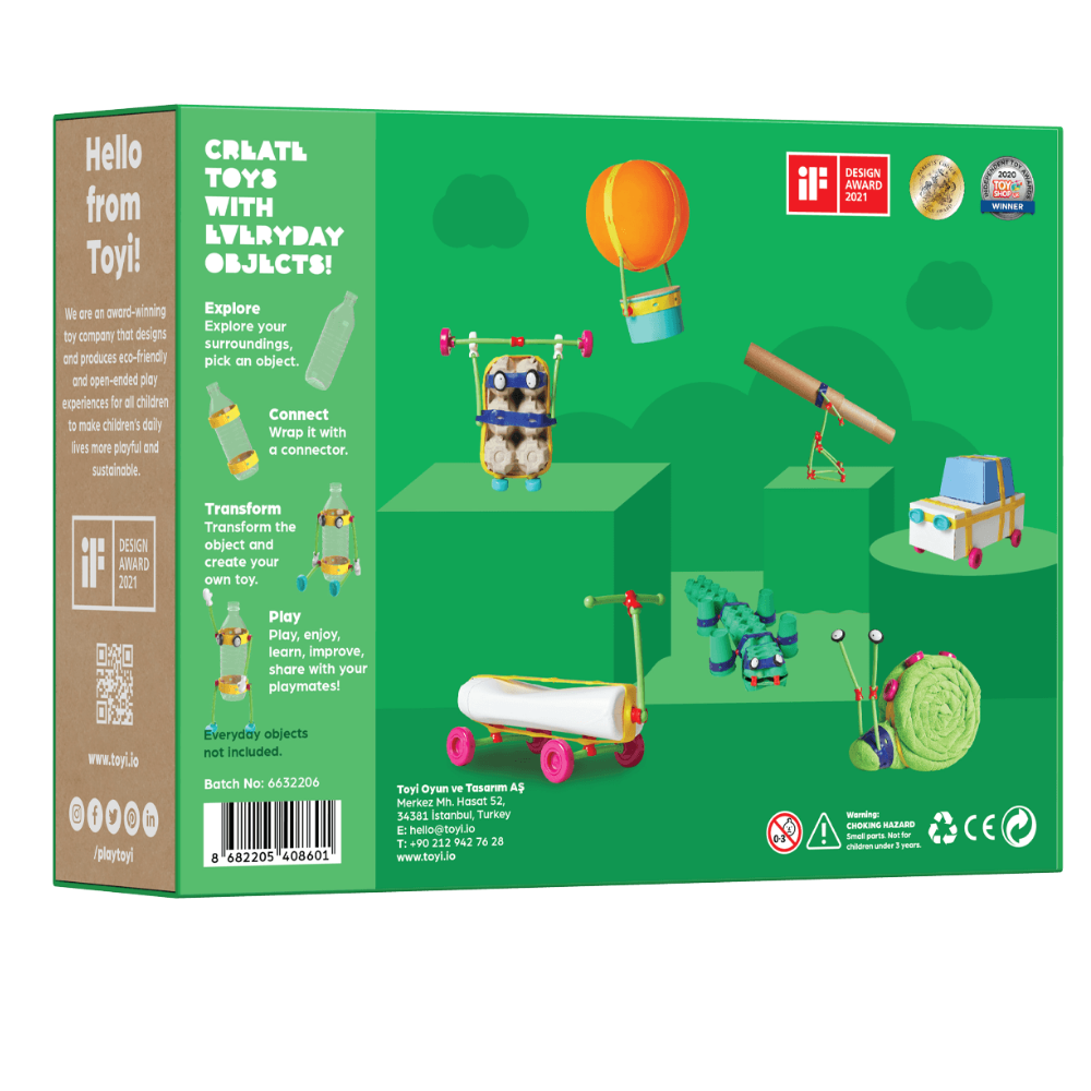 408687 TOYI BASIC - 40 PARCA STEM SETI VE YARATICI YAPI OYUNCAKLARI